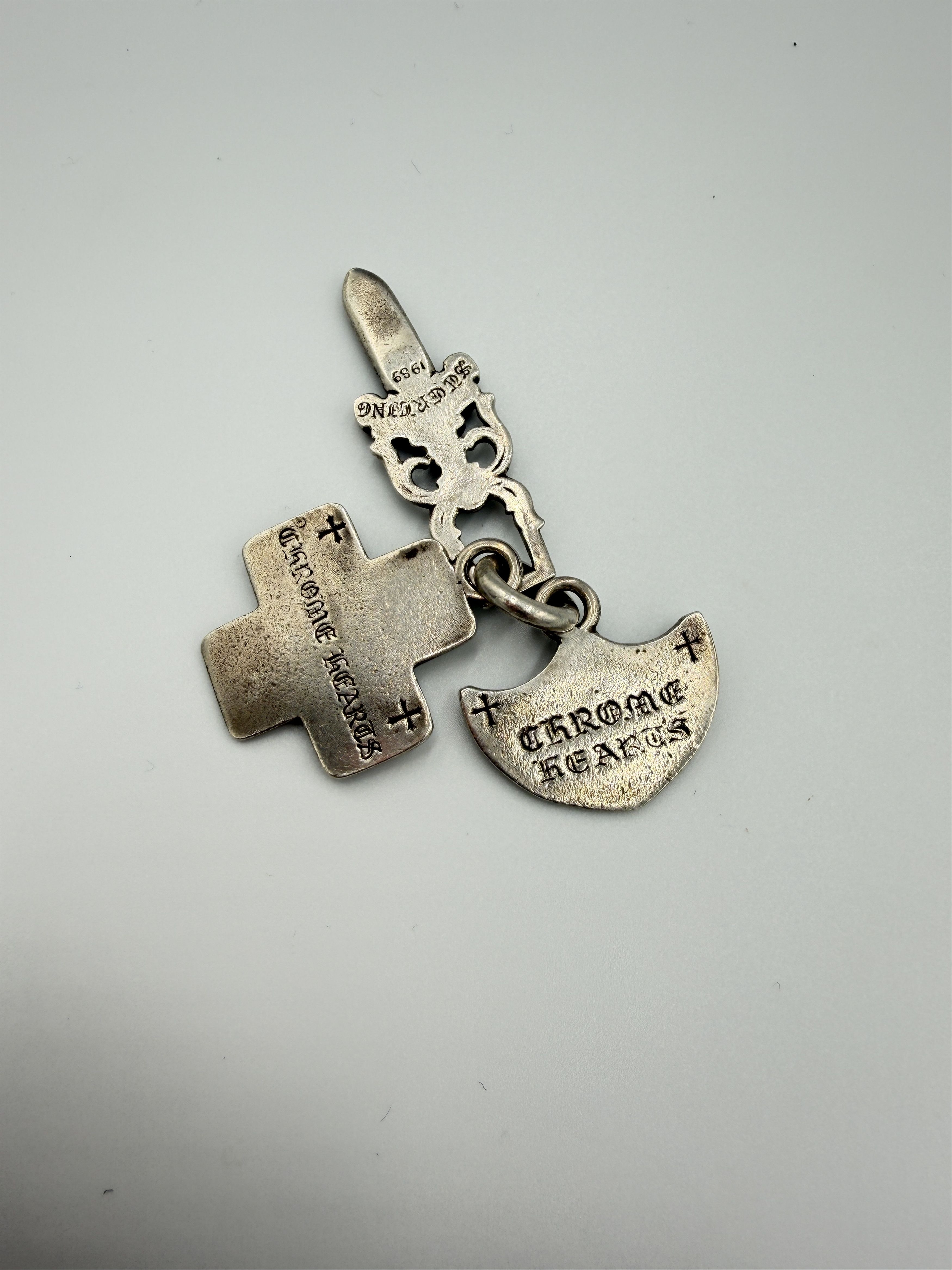 Chrome Hearts Chrome Hearts Silver 3 Trinkets Pendant Size ONE SIZE - 4 Thumbnail