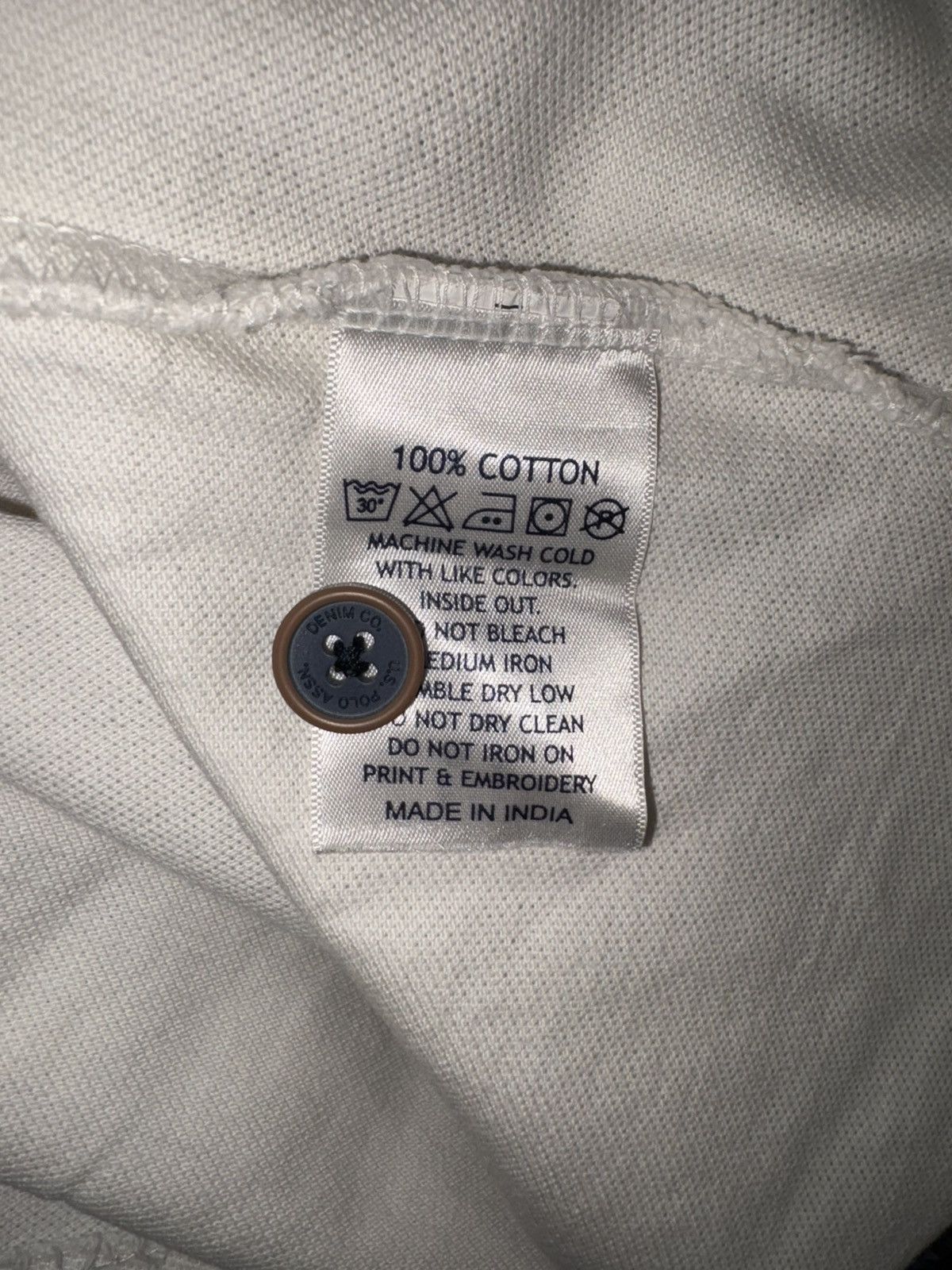 Polo Ralph Lauren U.S. Polo Assn. Denim Co. Heritage Polo Shirt White - Size S Size US XXS / EU 40 - 8 Thumbnail