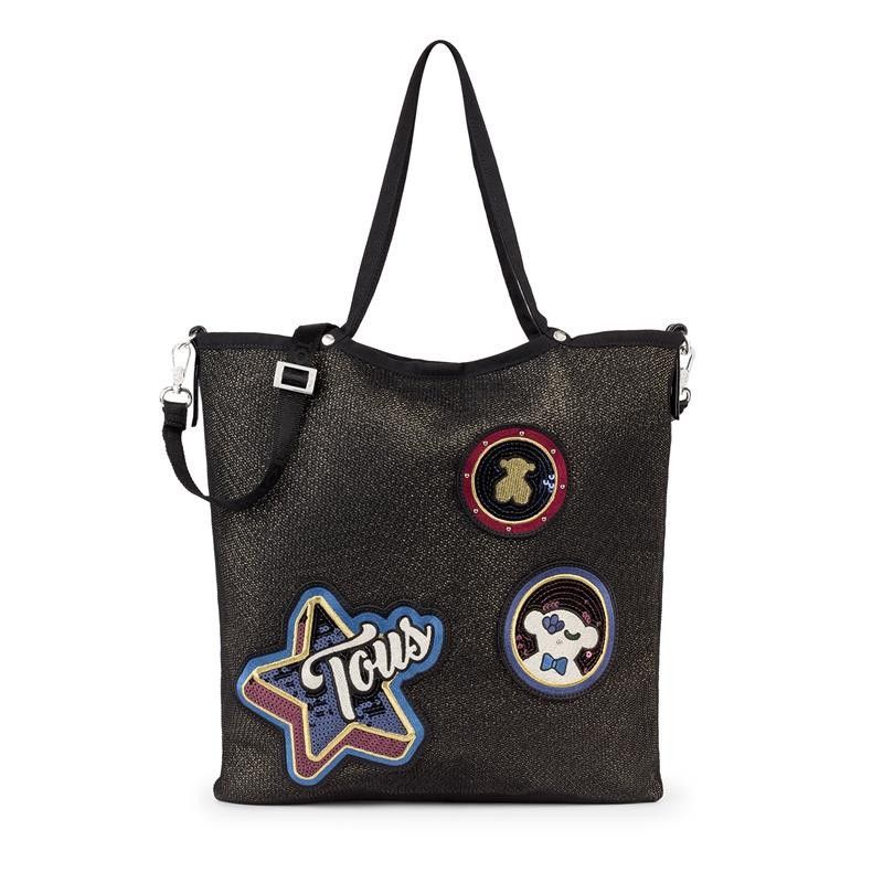 TOUS TOUS Jodie Medallion Women Shopping Bag Black. Size ONE SIZE - 3 Thumbnail