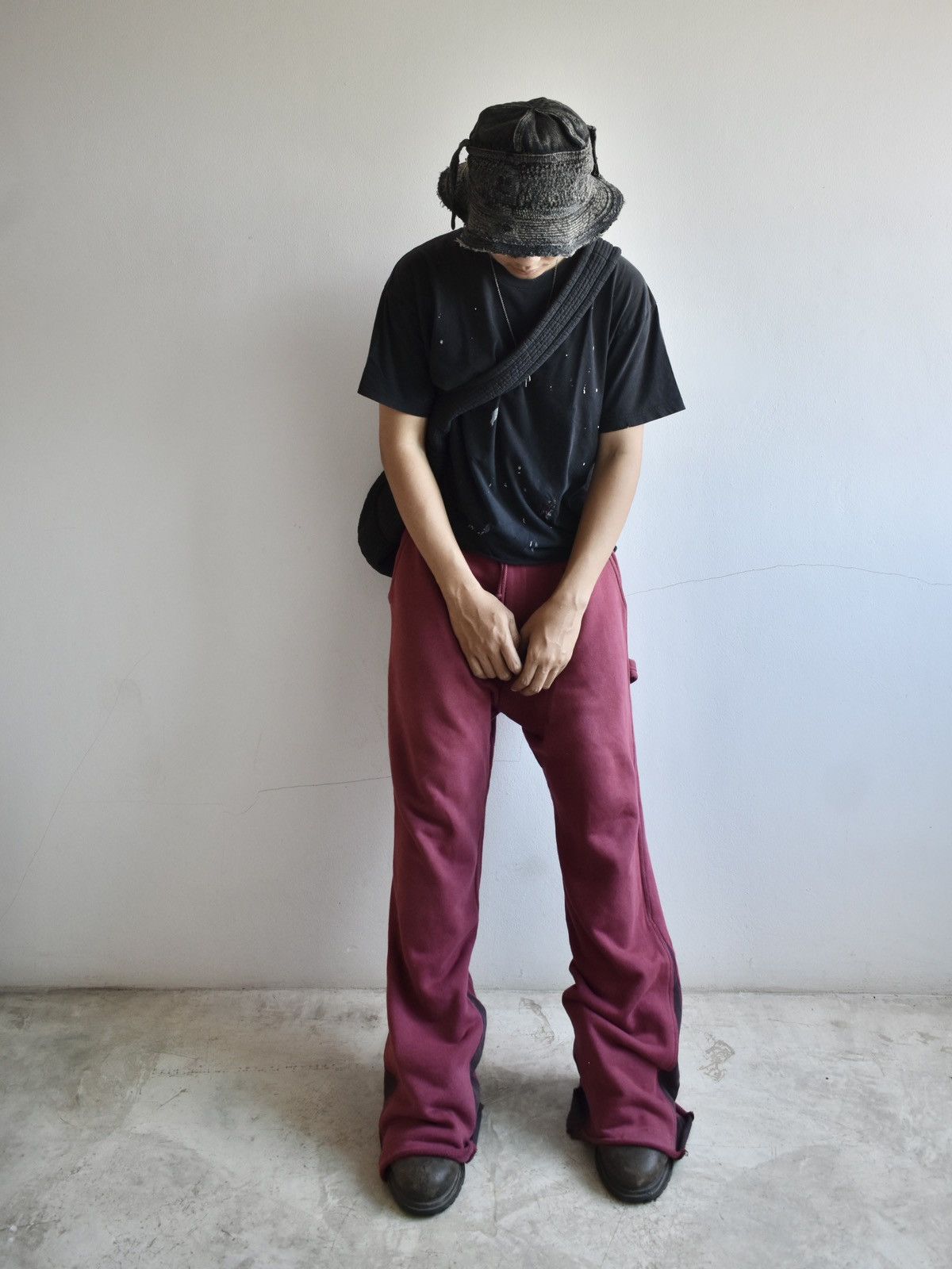 Vintage Gallery dept.Vintage Bossbat Flared Sweatpants Size US 32 / EU 48 - 9 Thumbnail