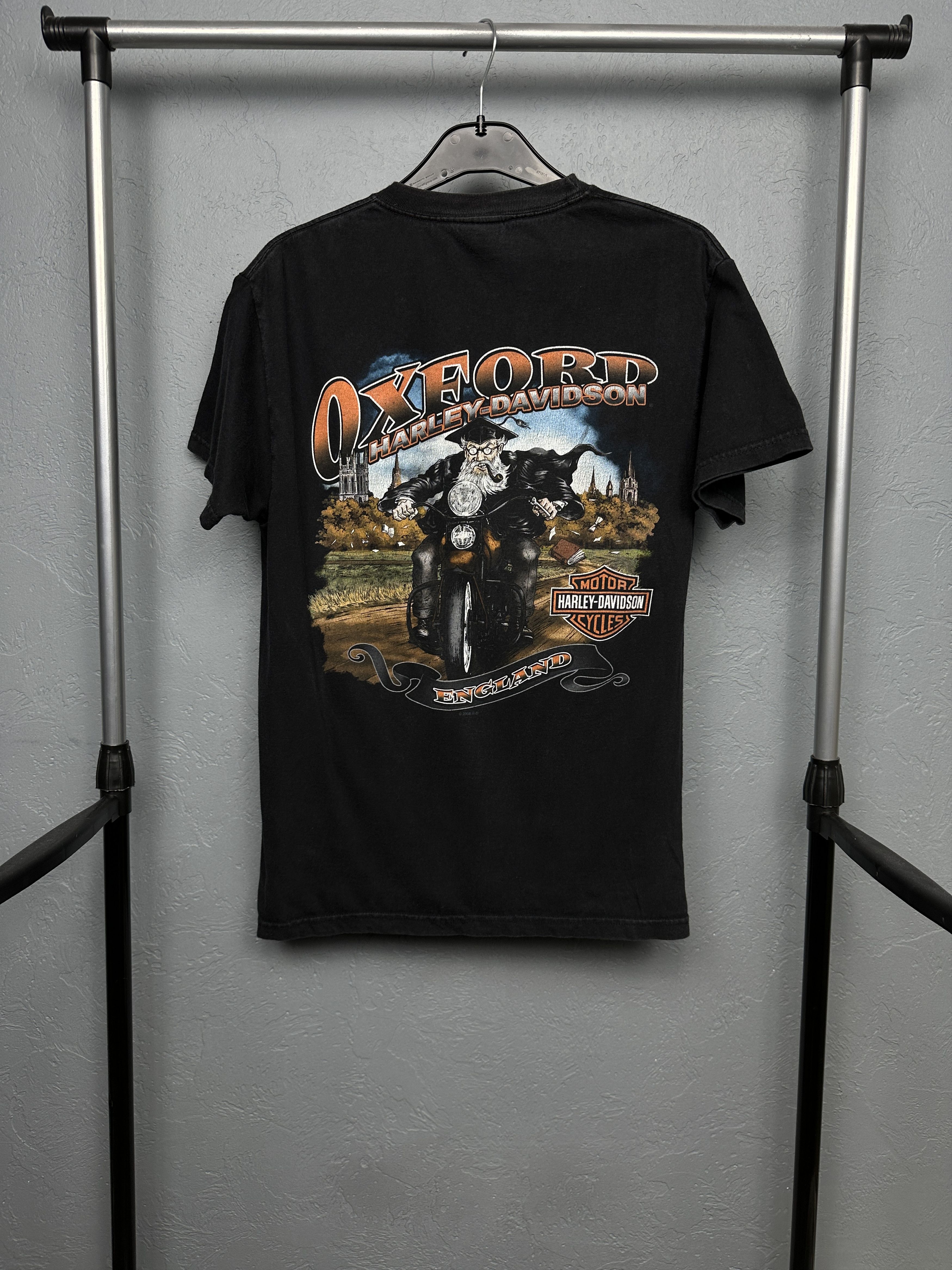 Harley Davidson Harley Davidson 2008 Oxford England Mens Crew Neck T-Shirt Size US M / EU 48-50 / 2 - 1 Thumbnail