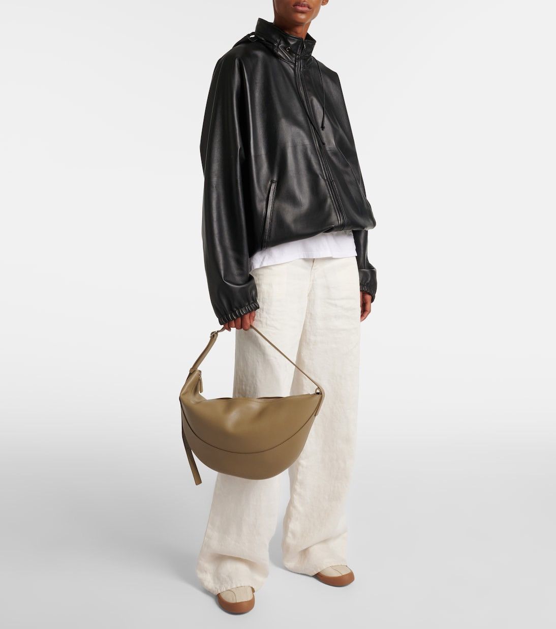 The Row The Row Jouve Small leather shoulder bag Size ONE SIZE - 2 Thumbnail
