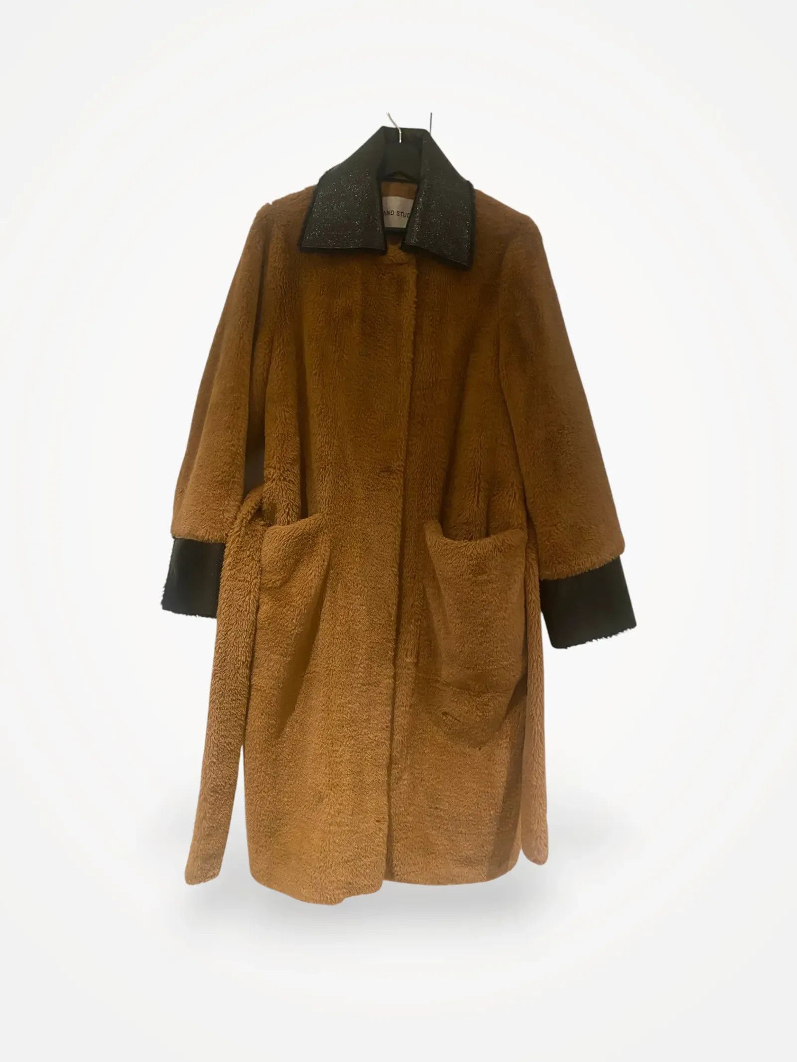 STAND STUDIO Stand studio Pamella Velvety Faux Fur Coat Coat Size M / US 6-8 / IT 42-44 - 1 Thumbnail