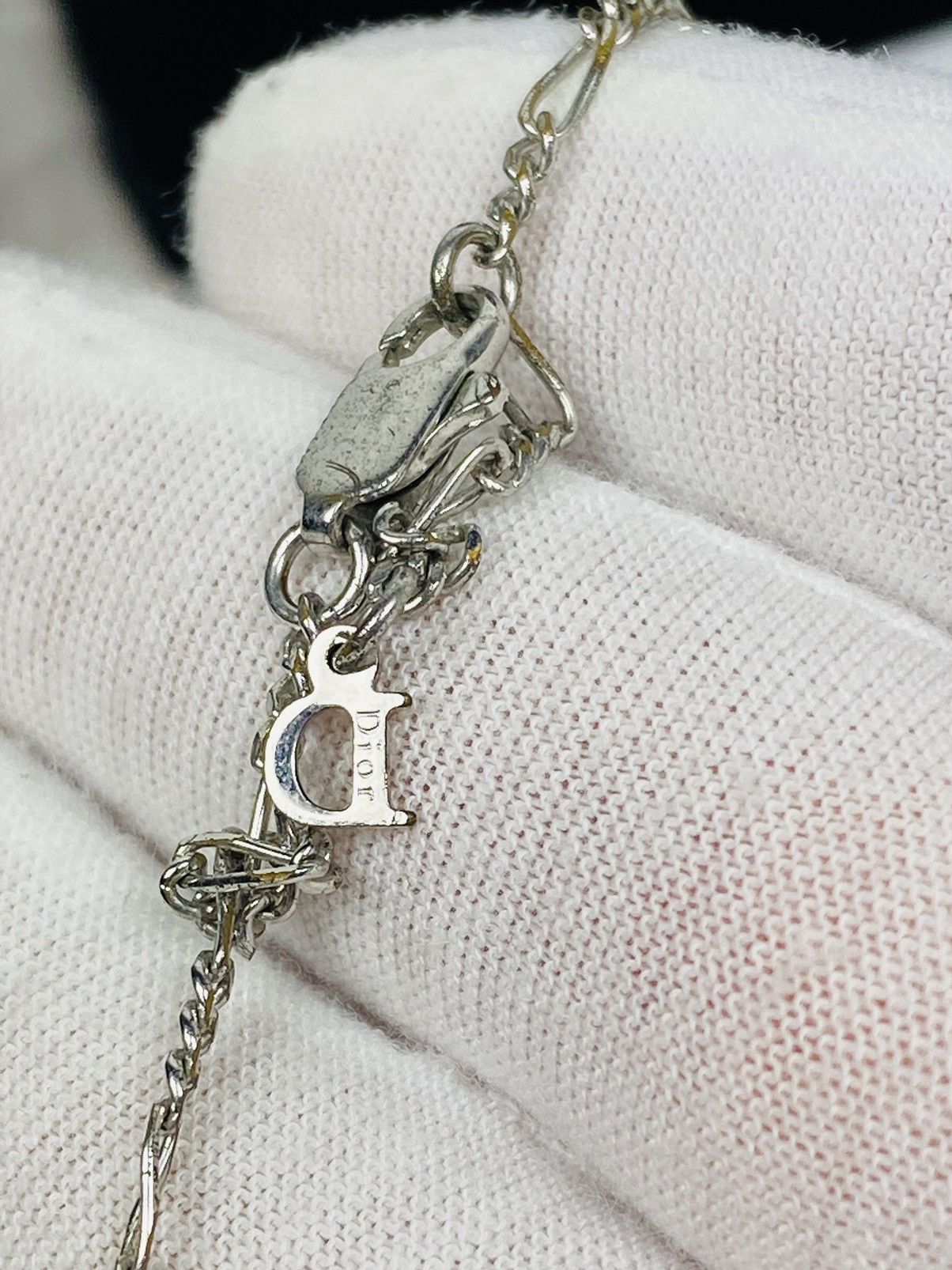 Dior Dior Cursive Logo Necklace Size ONE SIZE - 5 Thumbnail