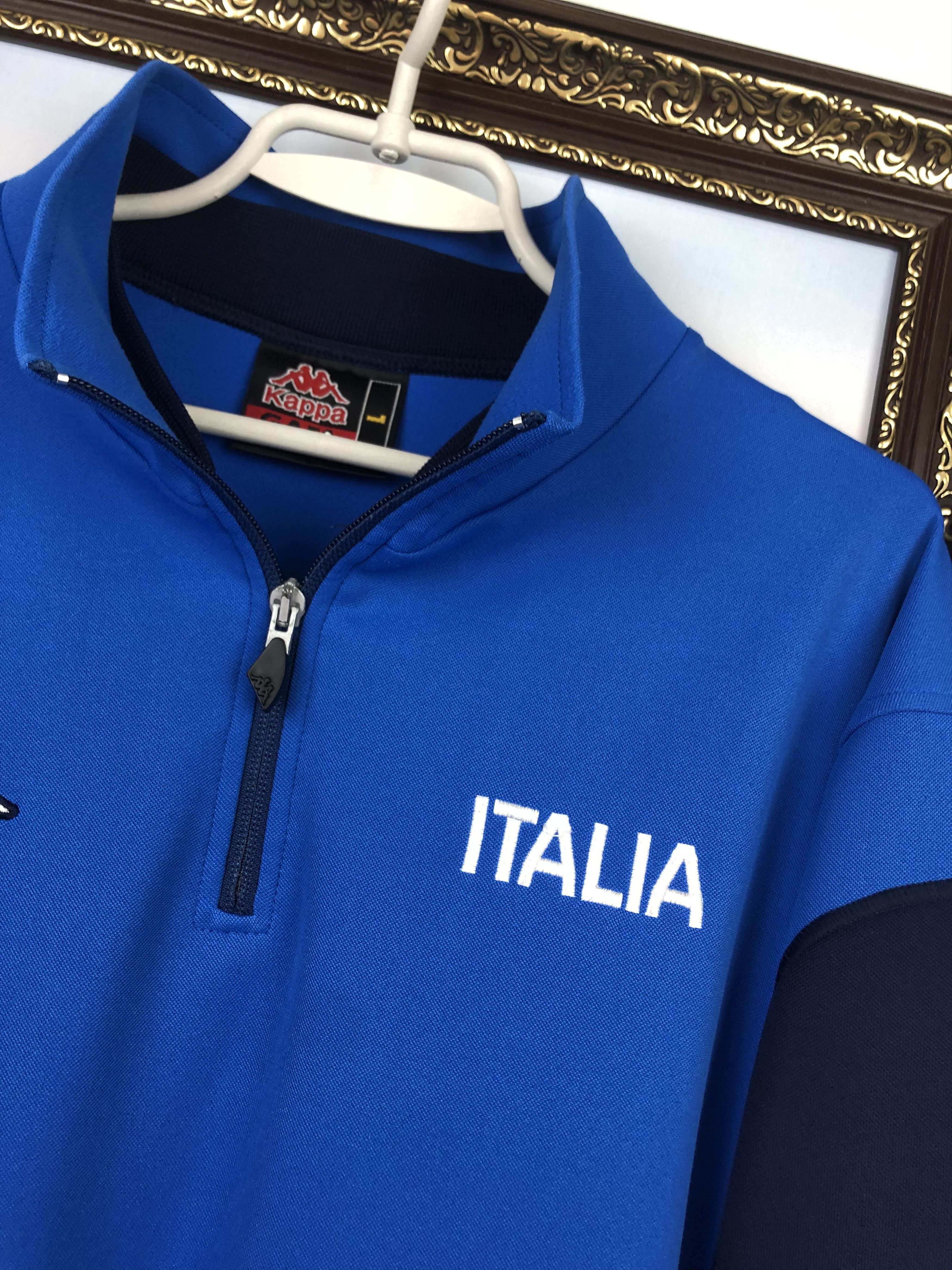 Kappa × Vintage Vintage Kappa Italy Football Jacket Sweatshirt Soccer Track Size US L / EU 52-54 / 3 - 5 Thumbnail