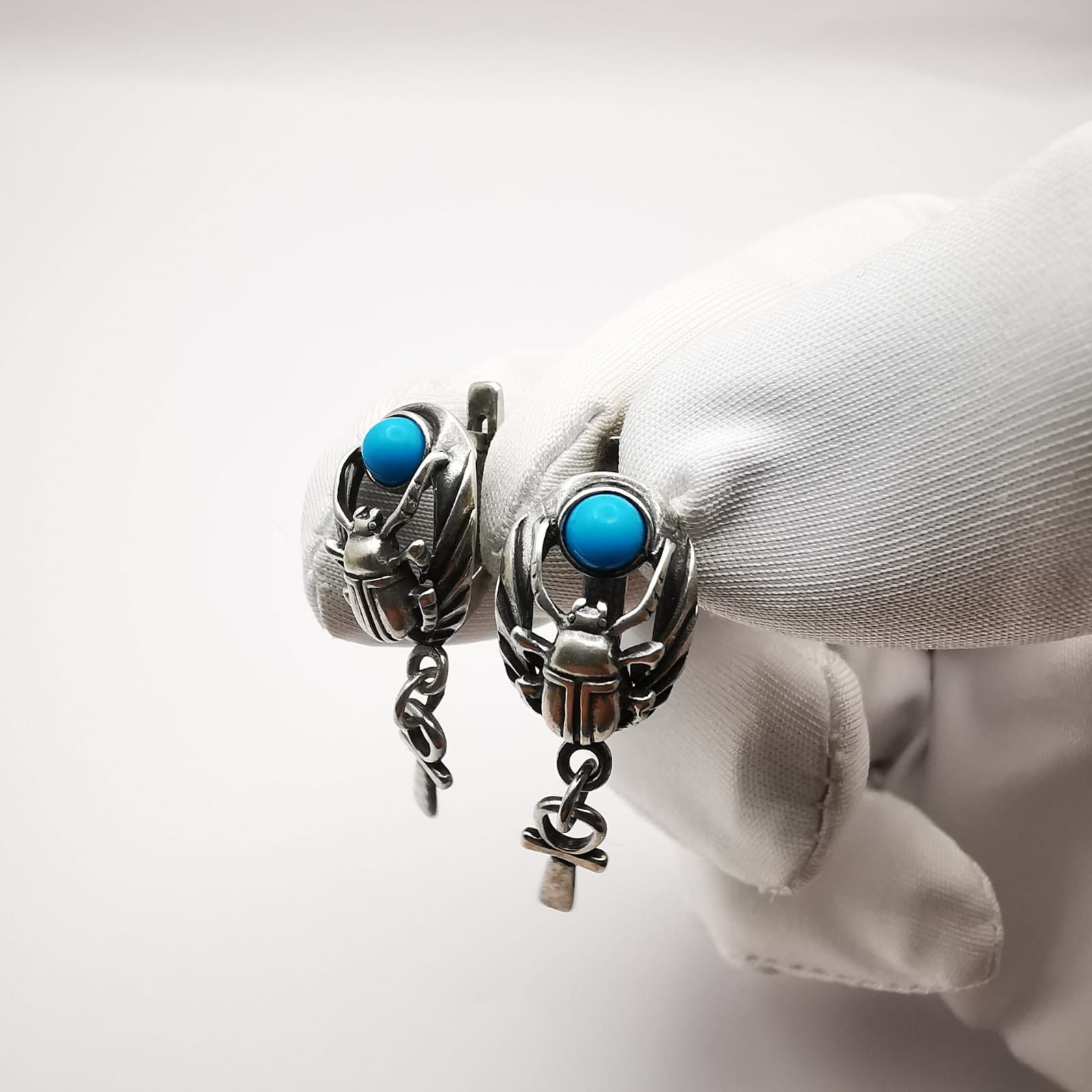Sterling Silver × Vintage Vintage Jewelry Women's Earrings, 925 Sterling Silver Size ONE SIZE - 2 Thumbnail