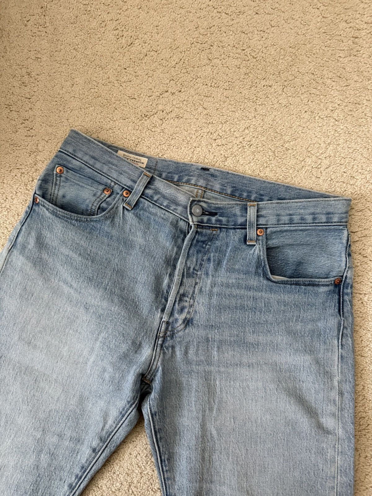 Levi's × Levi's Vintage Clothing × Vintage Levi's 501 93 Straight Leg Jeans THISTLE SUBTLE Size 30 x 30 Size US 30 / EU 46 - 3 Thumbnail