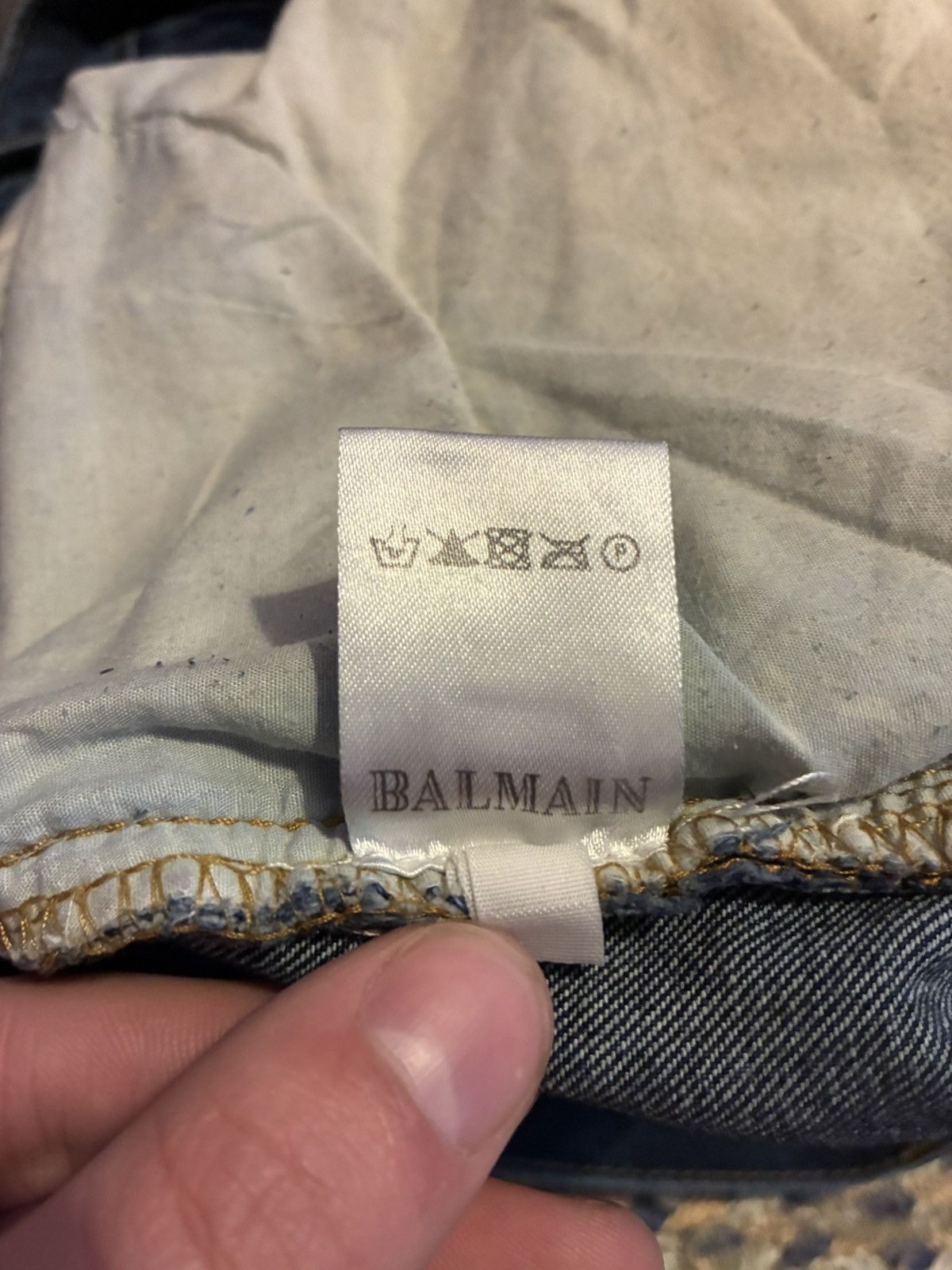 Balmain Balmain Moto Jeans Size US 34 / EU 50 - 5 Thumbnail