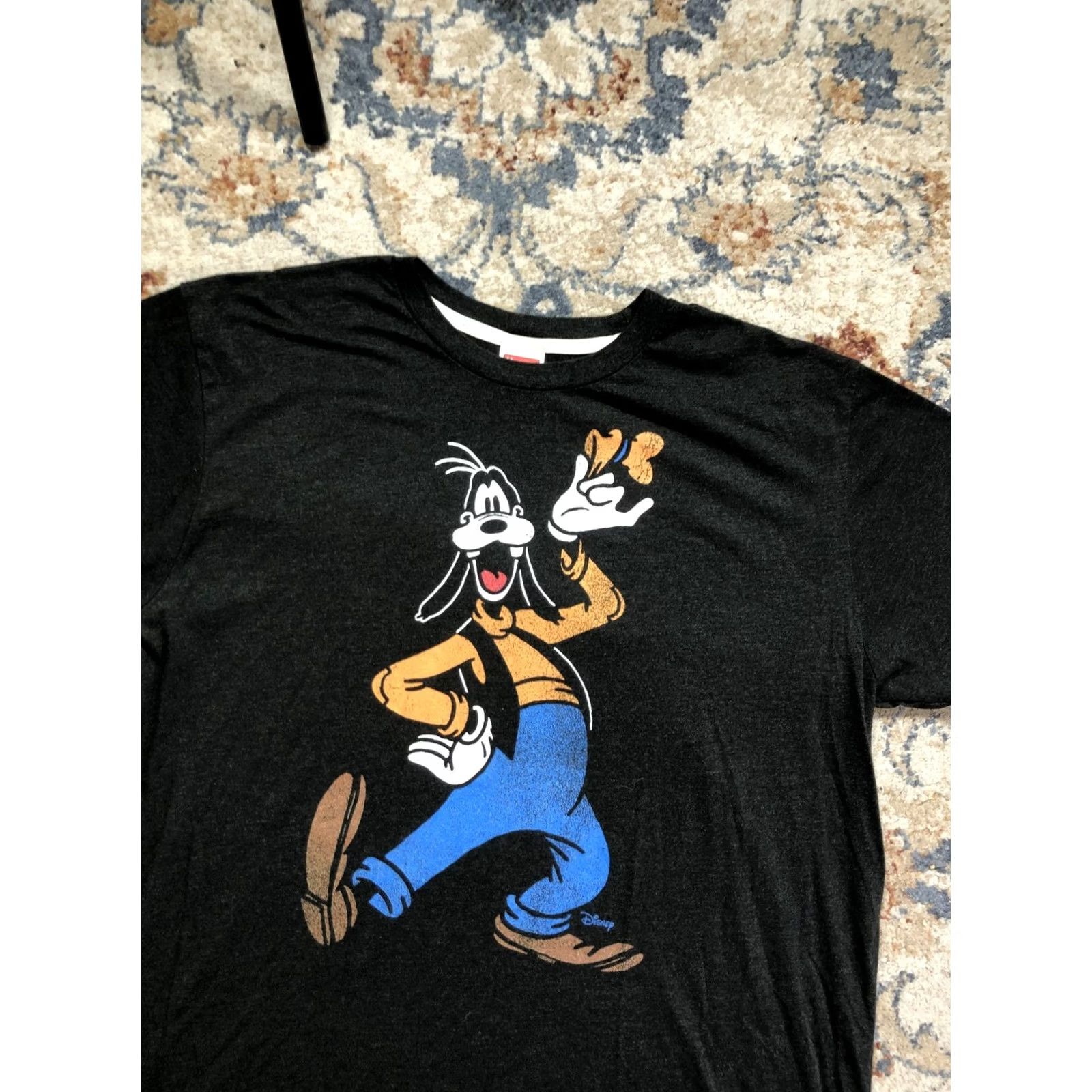 Disney Homage Goofy Shirt Mens XL Black Disney Graphic Tee Crewneck Cartoon Shirt Men Size US XL / EU 56 / 4 - 6 Thumbnail
