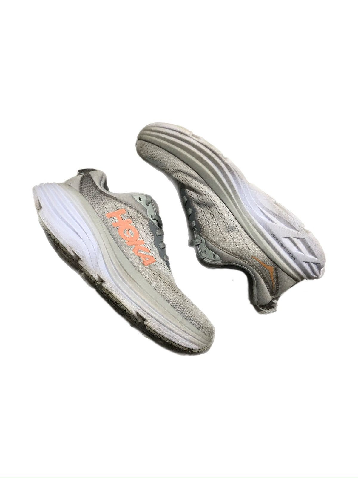 Hoka Hoka One One Bondi 8 Shoes Womens Size 6.5 Wide Gray Size US 6.5 / IT 36.5 - 1 Thumbnail