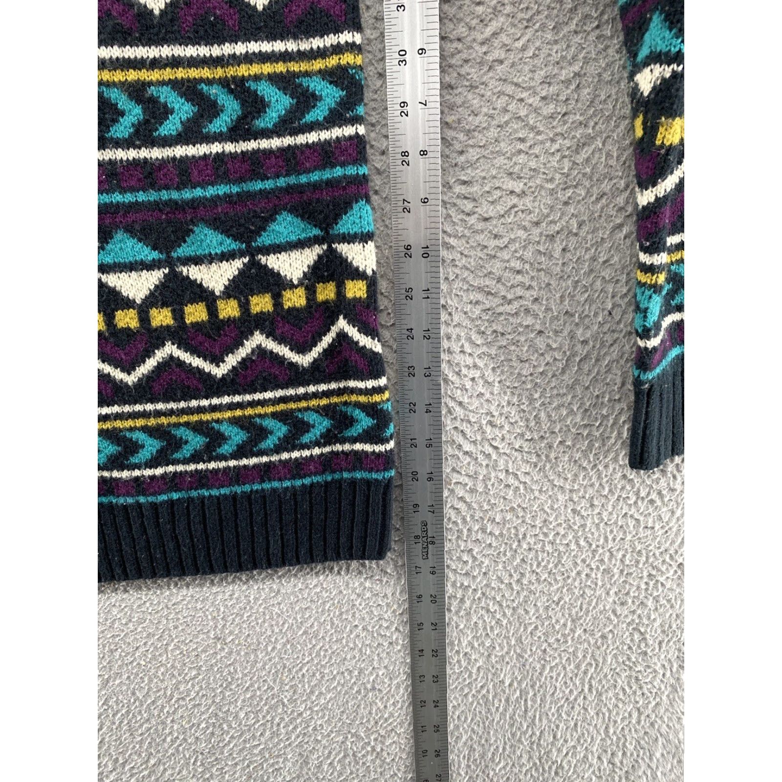 21 Men VTG 90s 21 Men Colorful Geometric Knit Pullover Sweater Mens Size S Size US S / EU 44-46 / 1 - 4 Thumbnail