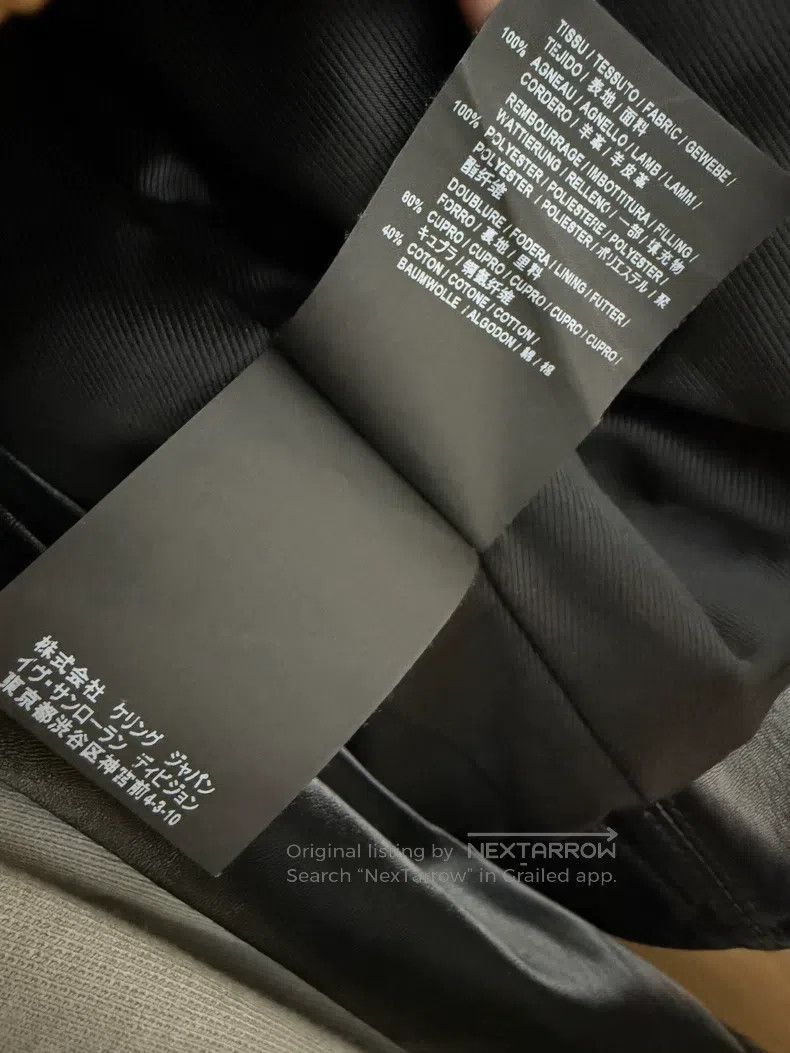 Saint Laurent Paris Saint Laurent Paris Motorcycle Leather Jacket i Size XS / US 0-2 / IT 36-38 - 8 Thumbnail