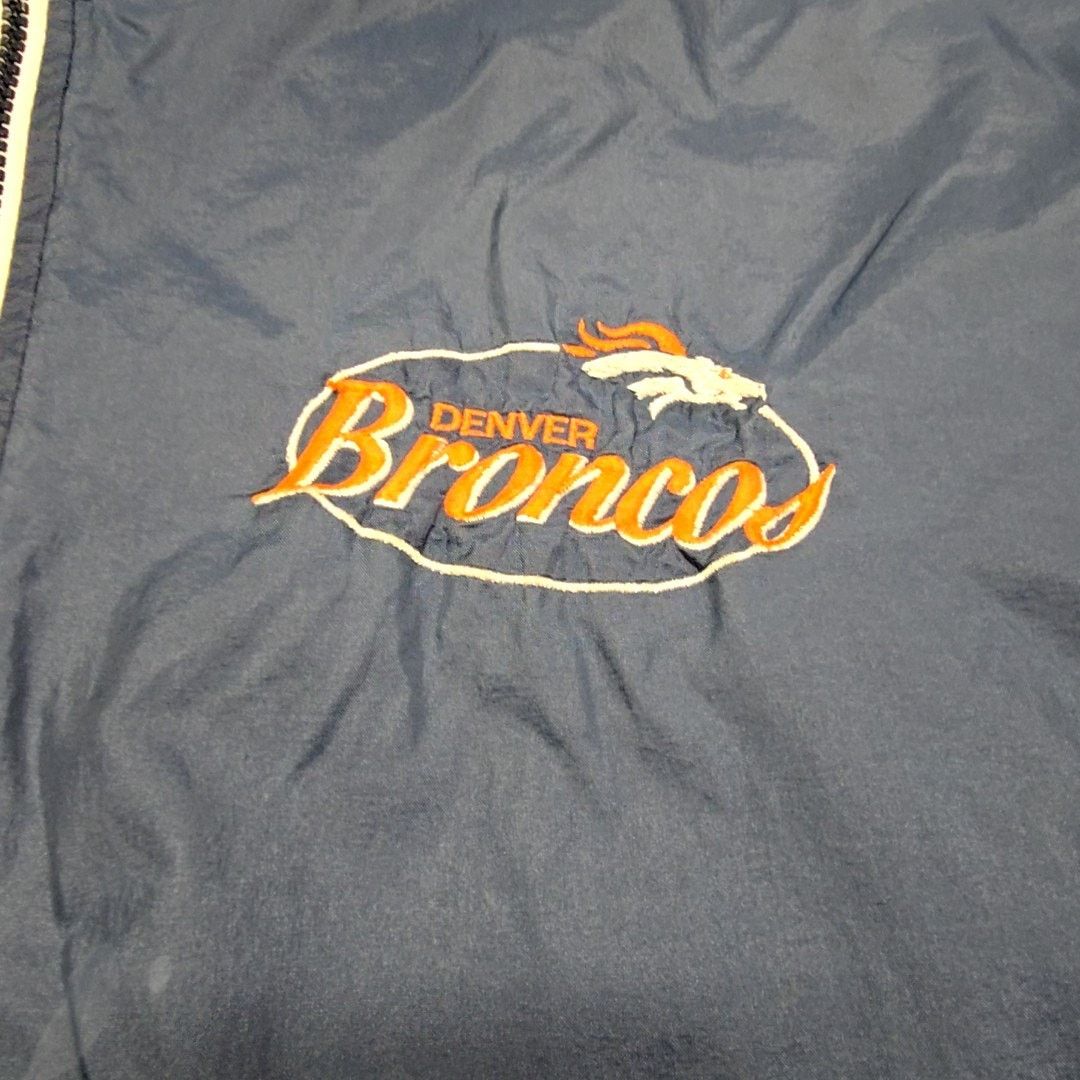 Pro Player Vintage Broncos Jacket Blue Windbreaker Mens XL VTG 90s Size US XL / EU 56 / 4 - 4 Thumbnail