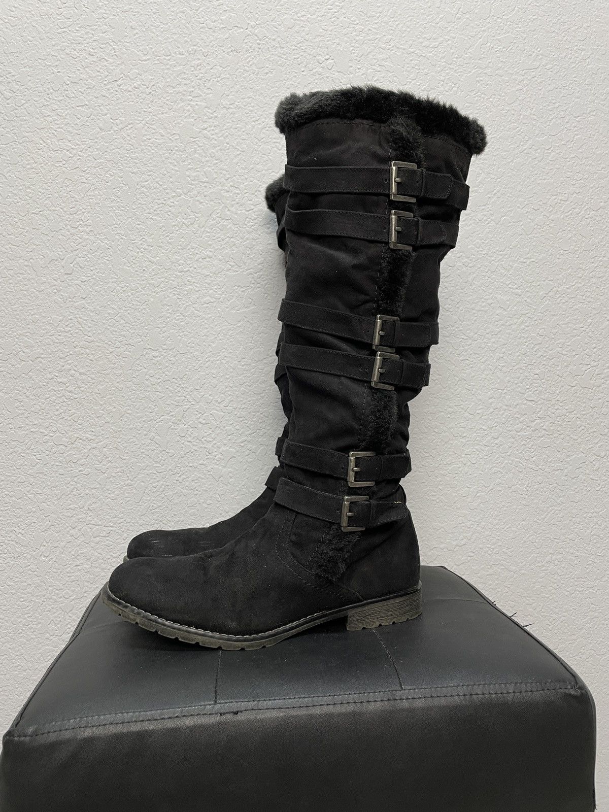 If Six Was Nine Vintage Like Maison Margiela Belted Leather Biker Boots Size US 9 / EU 42 - 1 Thumbnail