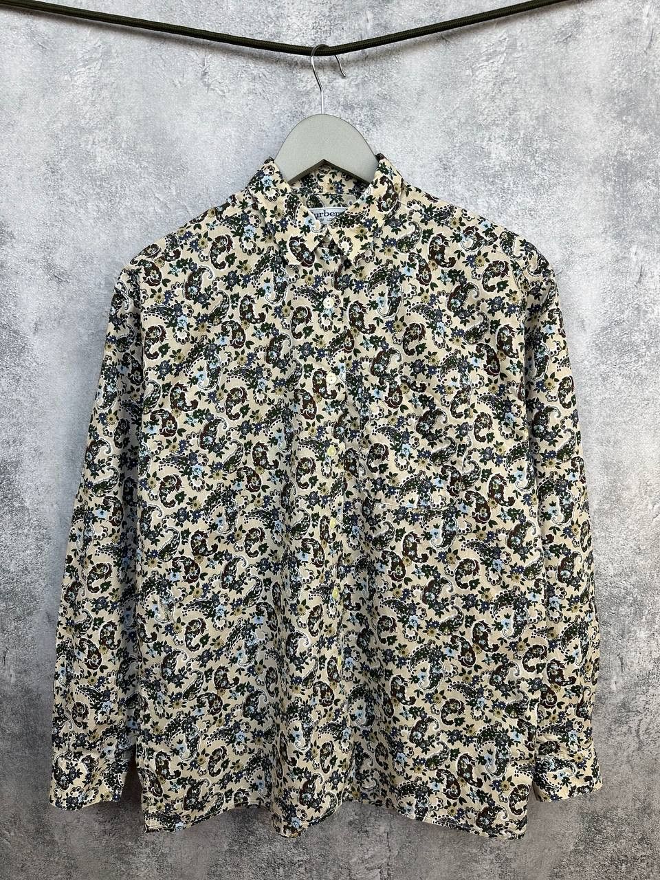 Burberry Burberrys of London France 90s Paisley Print Button Shirt Size US M / EU 48-50 / 2 - 1 Thumbnail