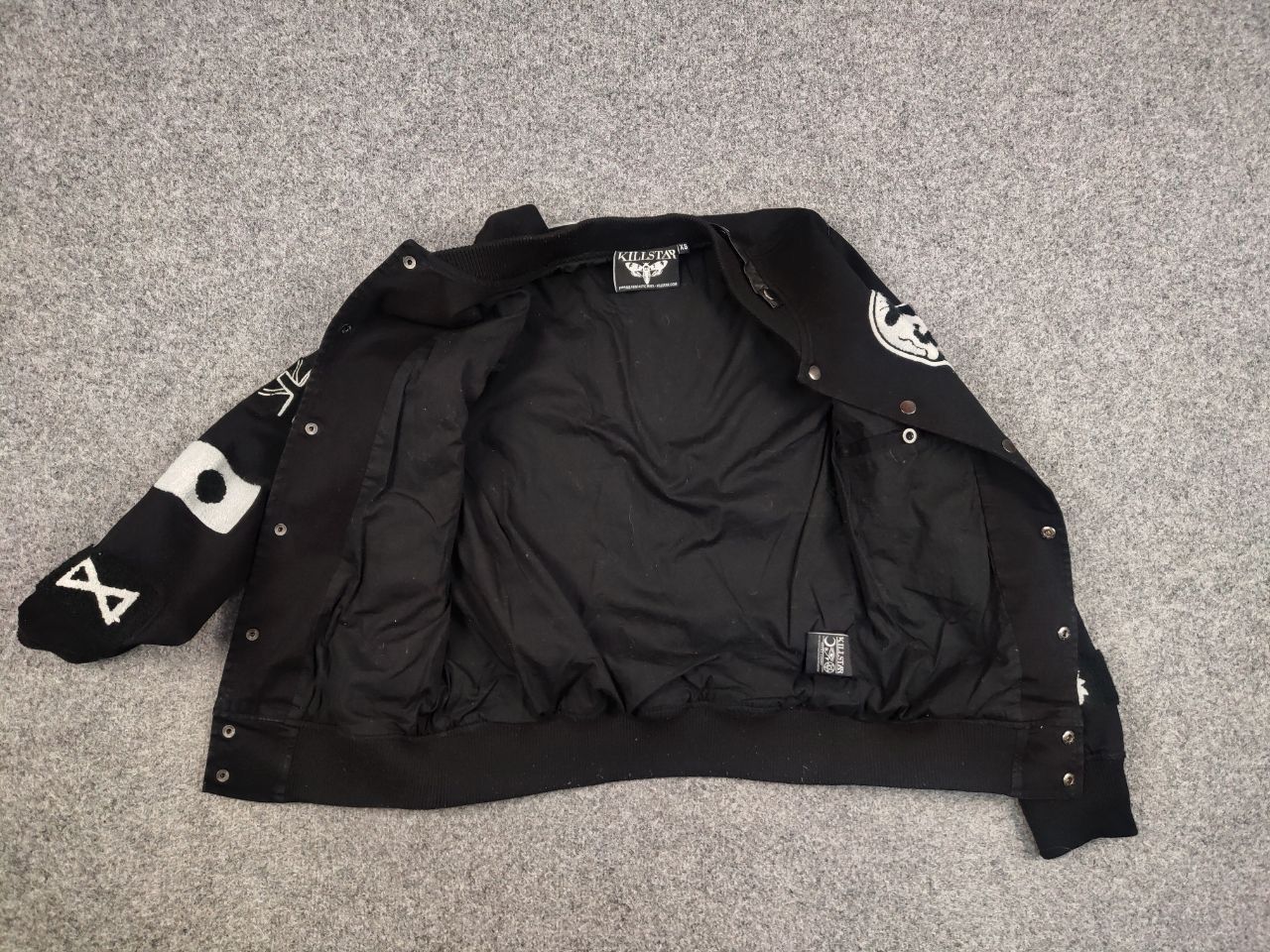 Japanese Brand Killstar Bomber Logo Gothic Avant Garde Skeleton Jacket Size US S / EU 44-46 / 1 - 14 Thumbnail