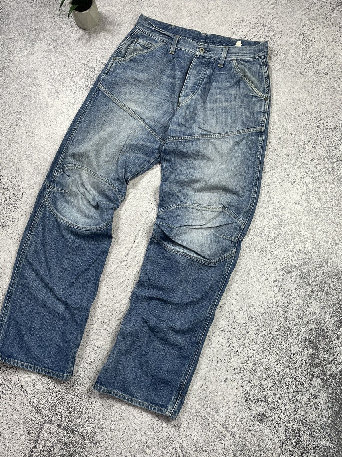 G-Star × Vintage Vintage G-Star Raw Faded Denim Jeans Size US 32 / EU 48 - 7 Thumbnail