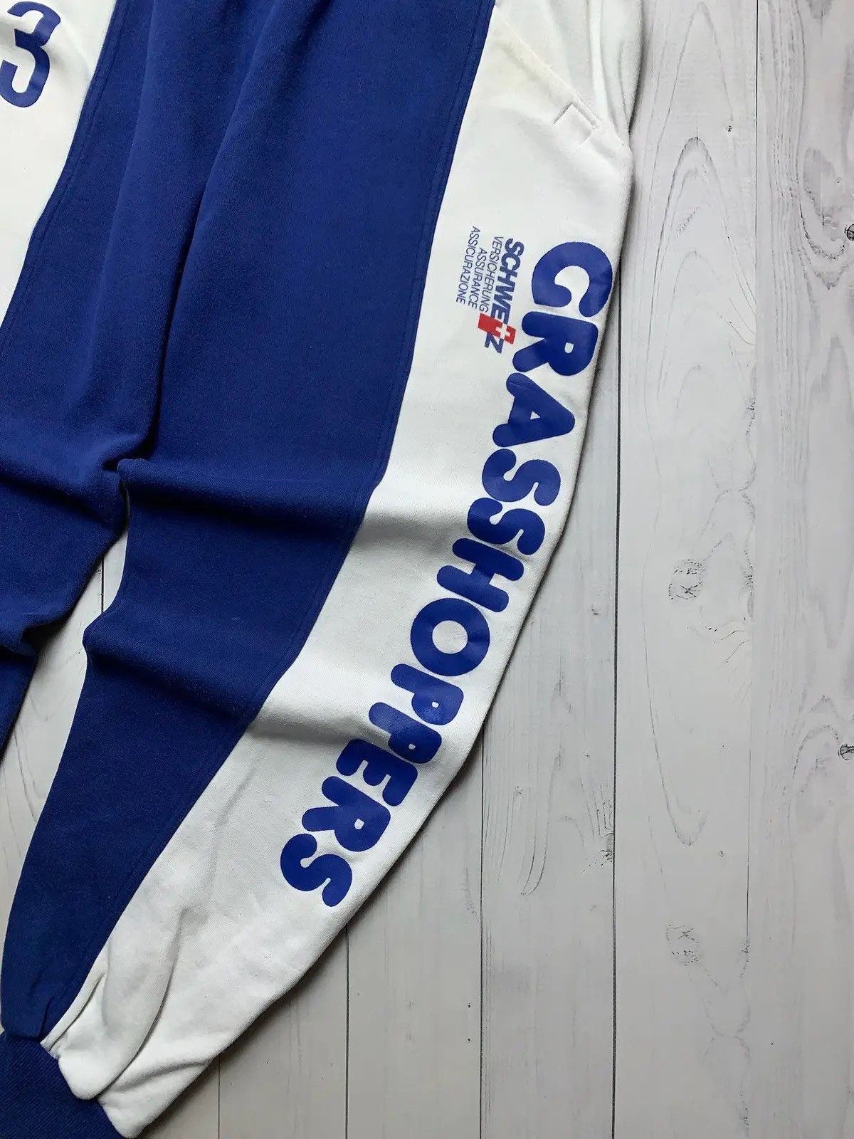 Vintage Vintage Grasshopper soccer tracksuit sweatsirt away rare Size US M / EU 48-50 / 2 - 4 Thumbnail