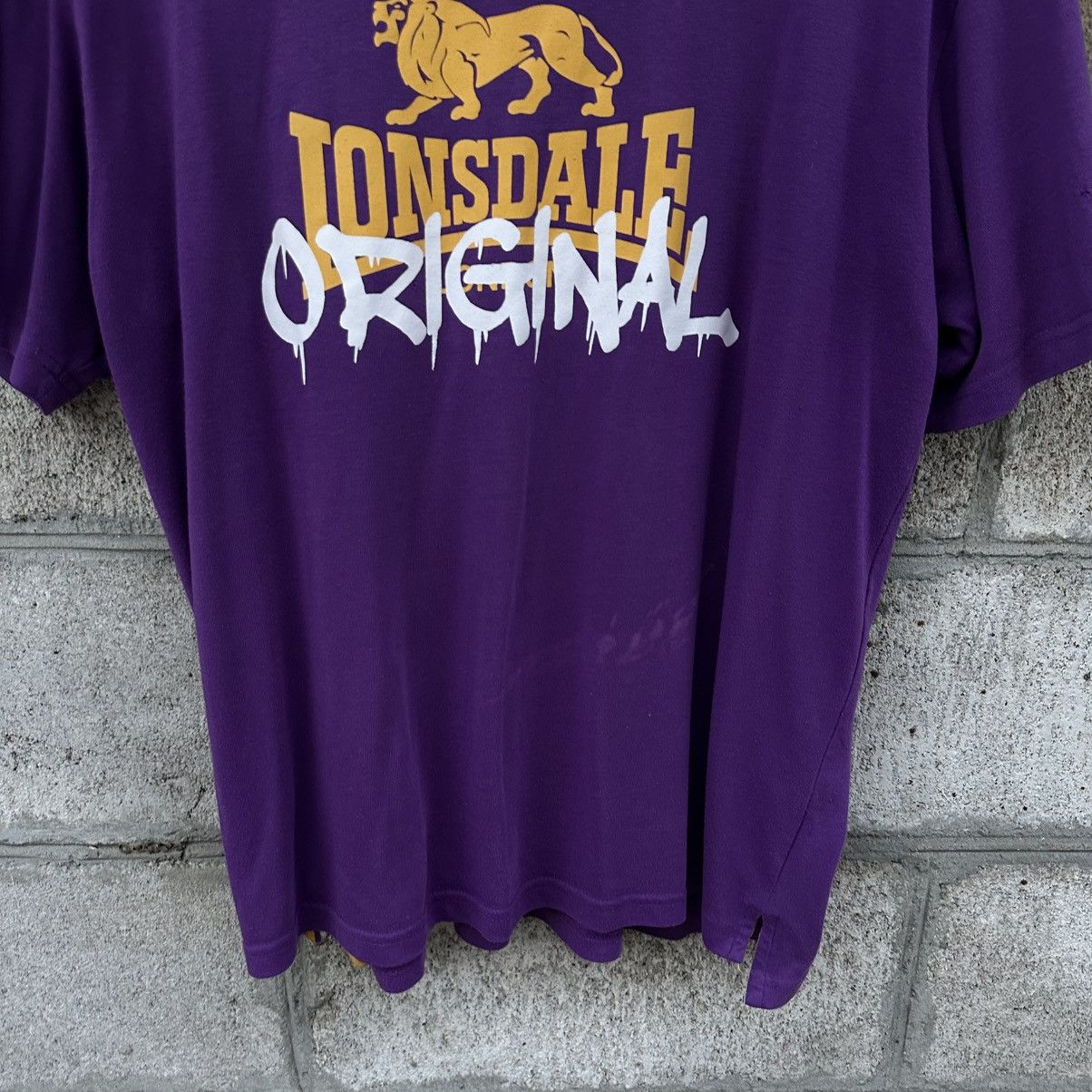 Number (N)ine Vintage Lonsdale T-shirts Big Logo Size L Y2K 00s Distressed Size US L / EU 52-54 / 3 - 3 Thumbnail