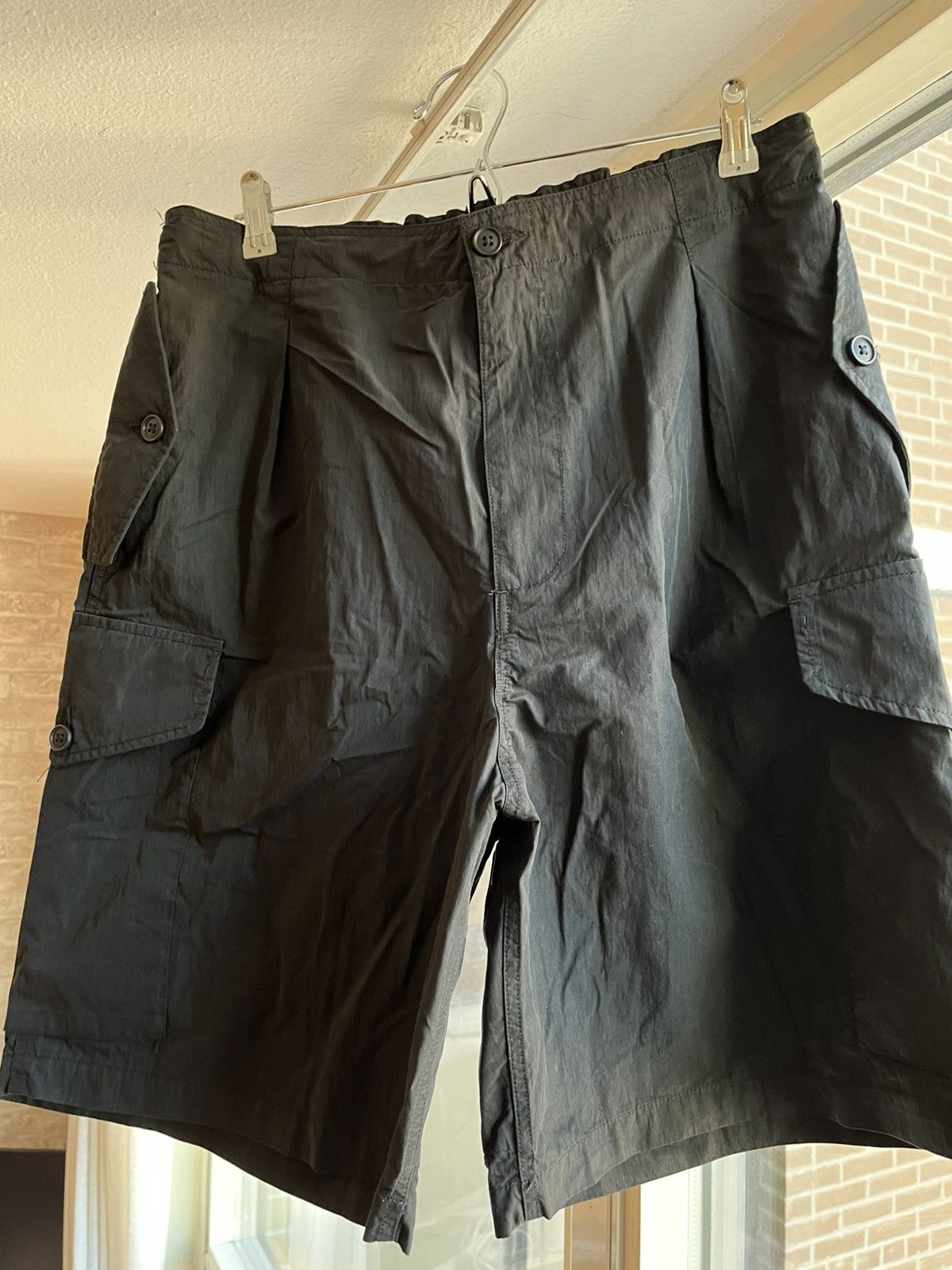 Other U.Sage M51 Nylon-Cotton Cargo Shorts Black Size Large (L) Size US 34 / EU 50 - 1 Thumbnail