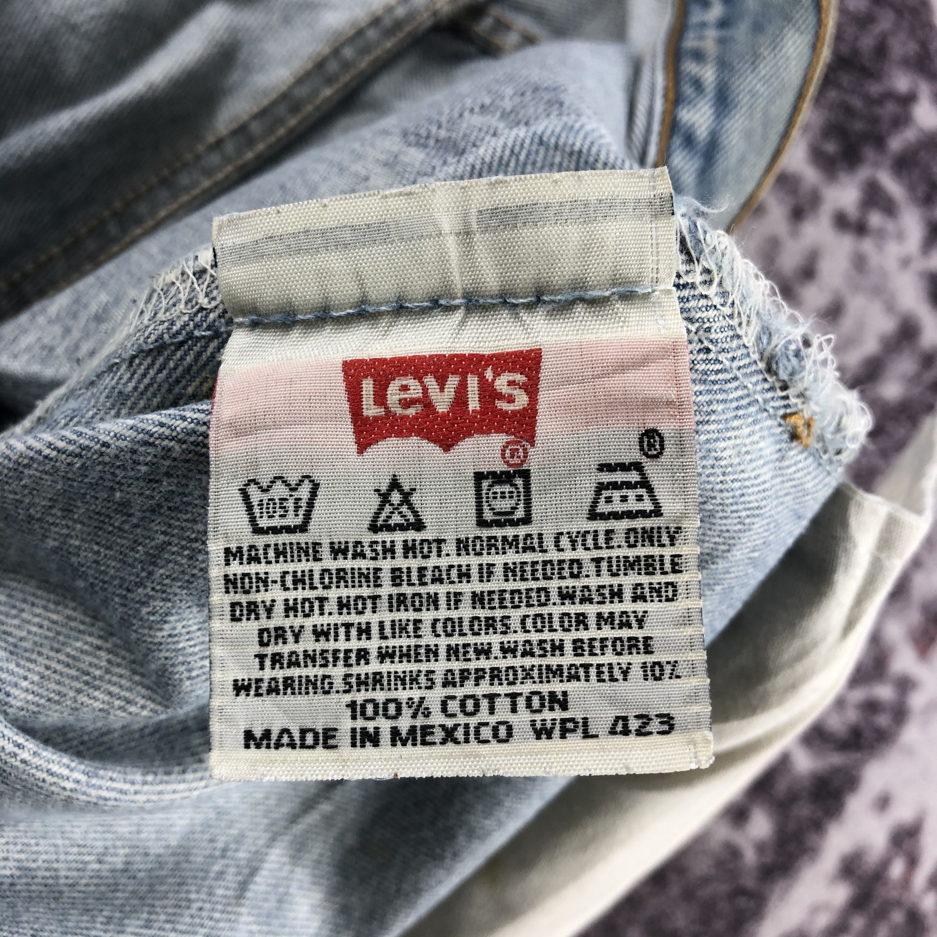 Levi's × Vintage Vintage 90s Light Wash Levis 501 Jeans-JM2761 Size US 33 - 13 Thumbnail