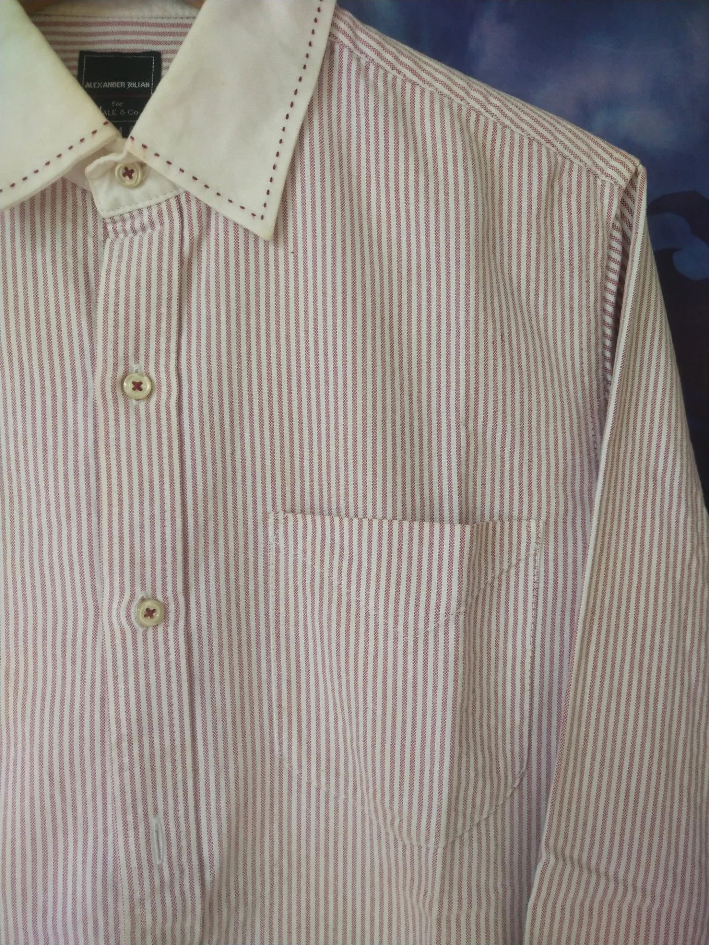 Alexander Julian Alexander Julian x Male & Co Striped Casual Shirt Size US M / EU 48-50 / 2 - 2 Thumbnail