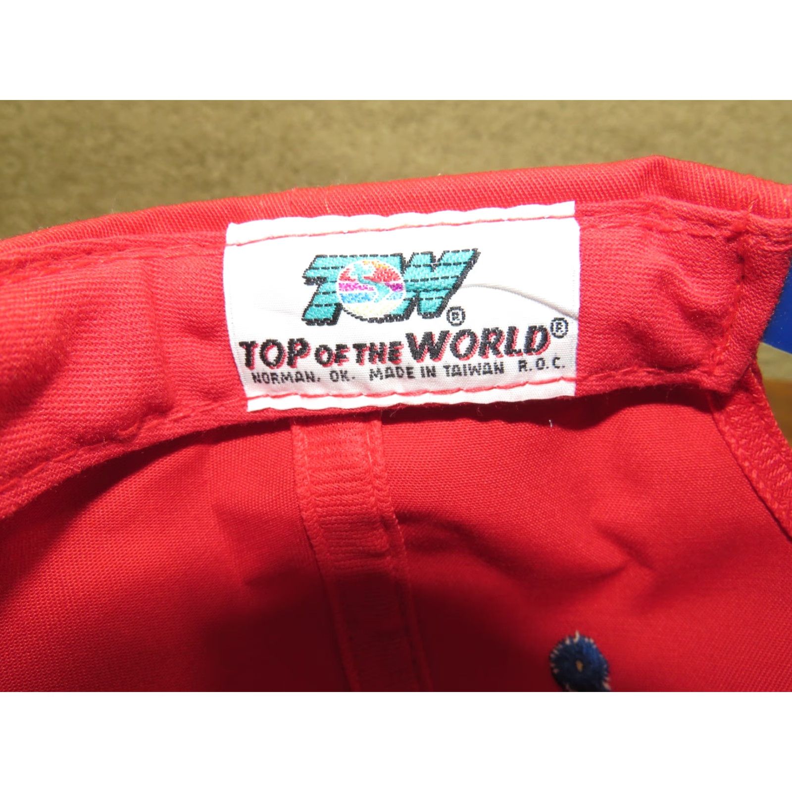 NASCAR Vtg HaT Brickyard 400 1996 Red Blue Nascar Racing Logo Trucker Adjustable Hat Size ONE SIZE - 8 Thumbnail