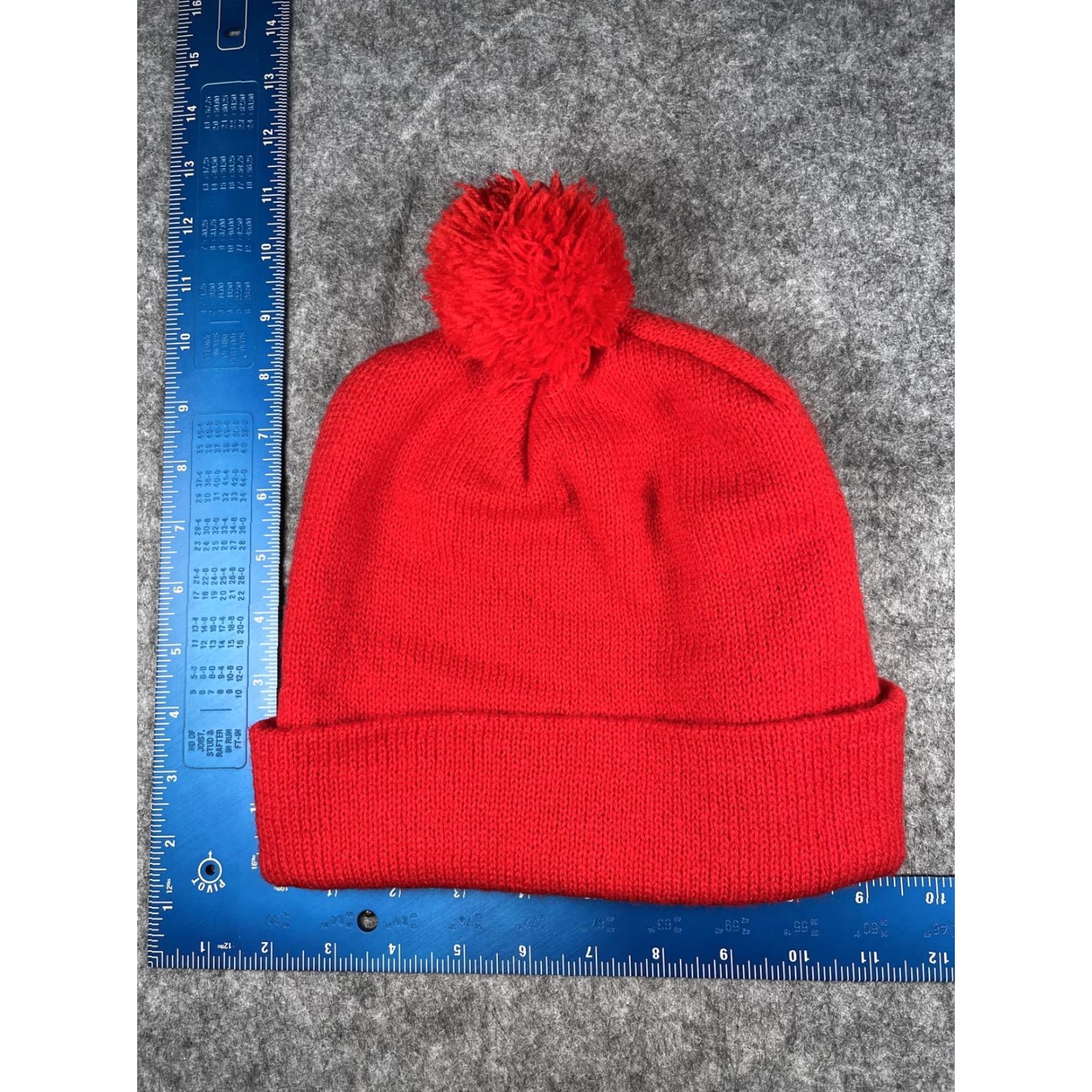 Vintage Sport-Tek Beanie Mens Red Knit One Size Sippin Santas Pub Crawl Embroidered Logo Winter Christmas Hat Size ONE SIZE - 5 Thumbnail