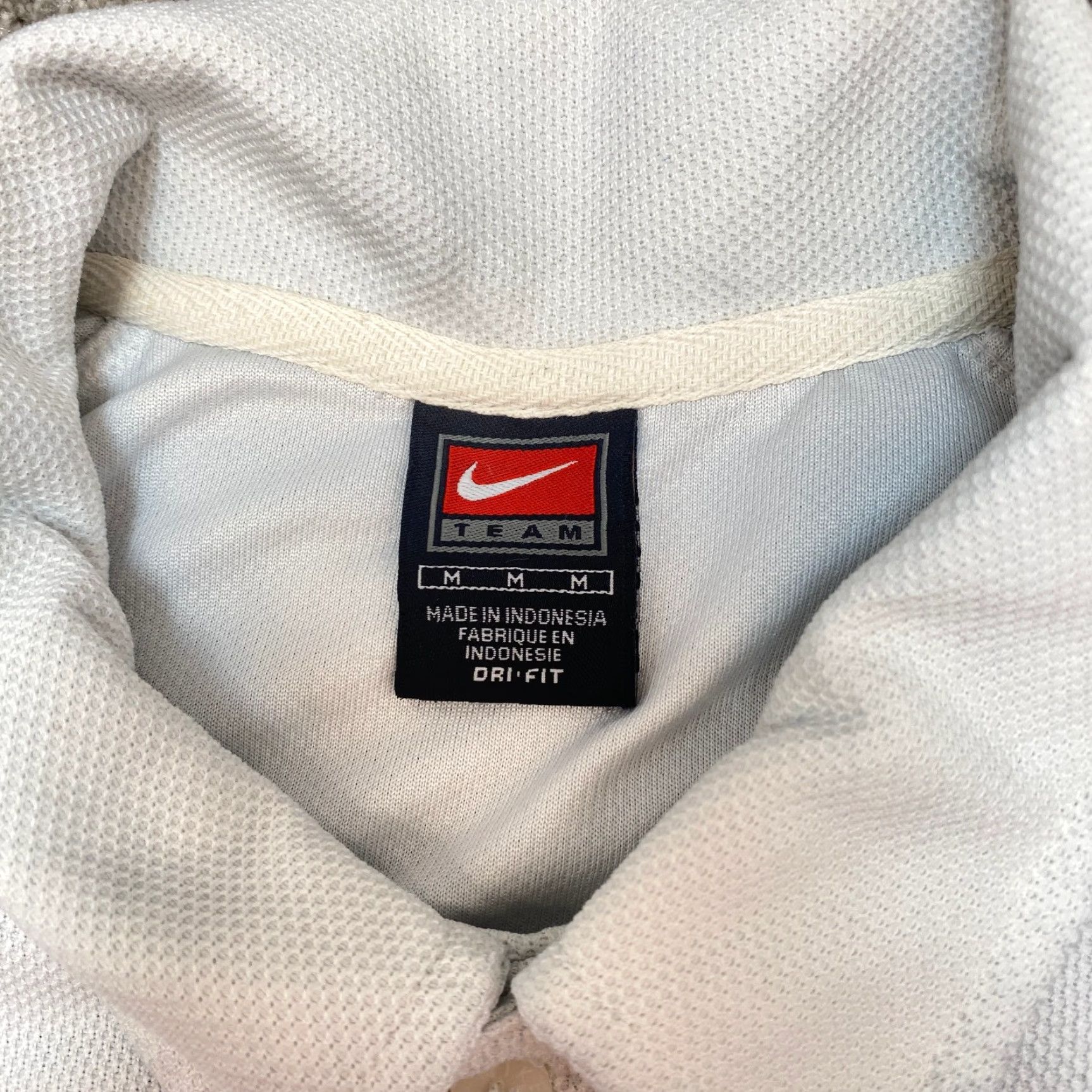 Nike Nike Team Polo Shirt Men's M Dri-Fit Short Sleeve White Black Trim Golf Size US M / EU 48-50 / 2 - 3 Thumbnail