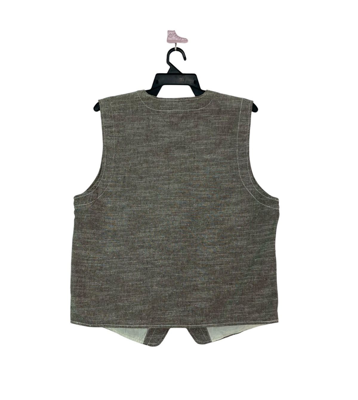 Japanese Brand Rare Power To The People salt and pepper style cotton vest Size US XL / EU 56 / 4 - 4 Thumbnail