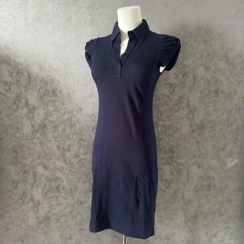 Burberry Burberry Navy Short Sleeve Dress for Women Size M / US 6-8 / IT 42-44 - 1 Thumbnail