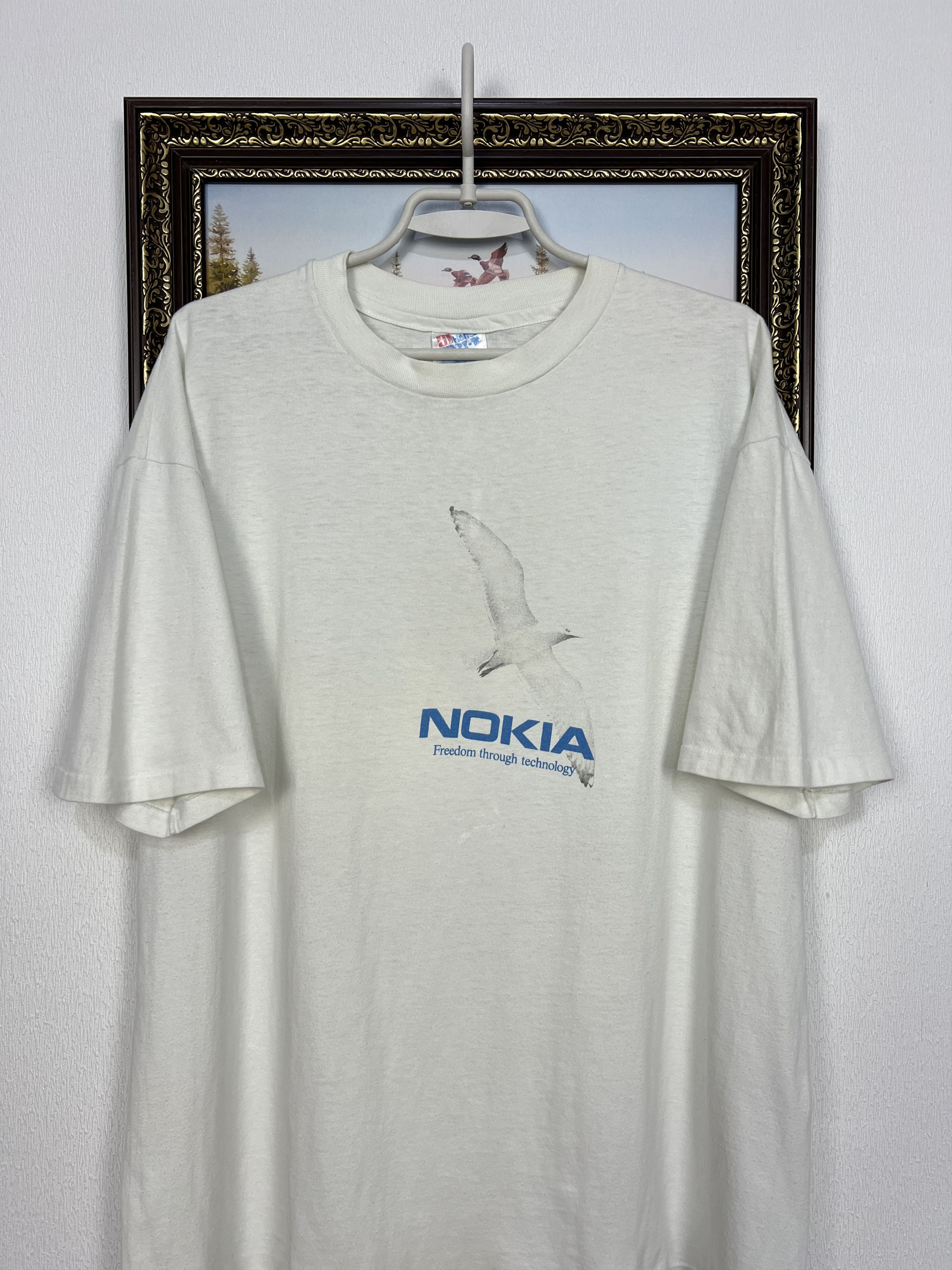 Vintage Vintage 90’s Nokia Connect Shirt Freedom Throught Technology Size US XL / EU 56 / 4 - 2 Thumbnail