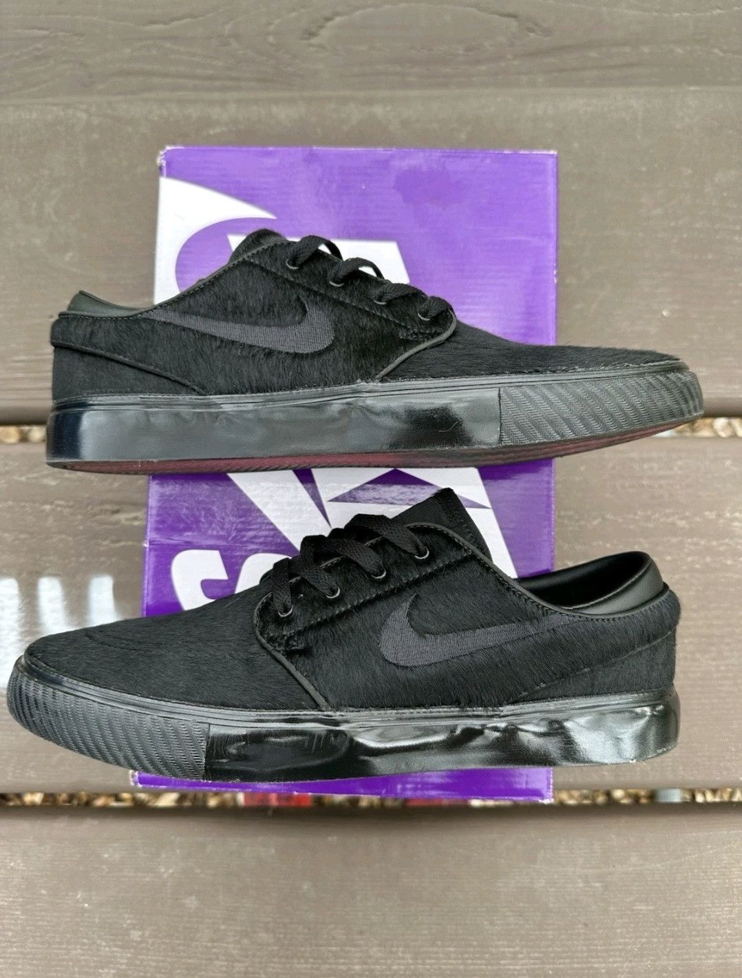 Nike Nike Zoom Stefan Janoski OG+SE SB Black Pony Hair Size 9 Men Size US 9 / EU 42 - 3 Thumbnail