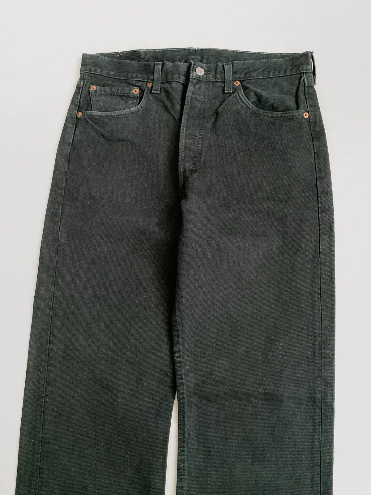 Levi's Vintage Clothing Vintage Levi’s 501 Dark green denim pants Made in USA Size US 34 / EU 50 - 3 Thumbnail
