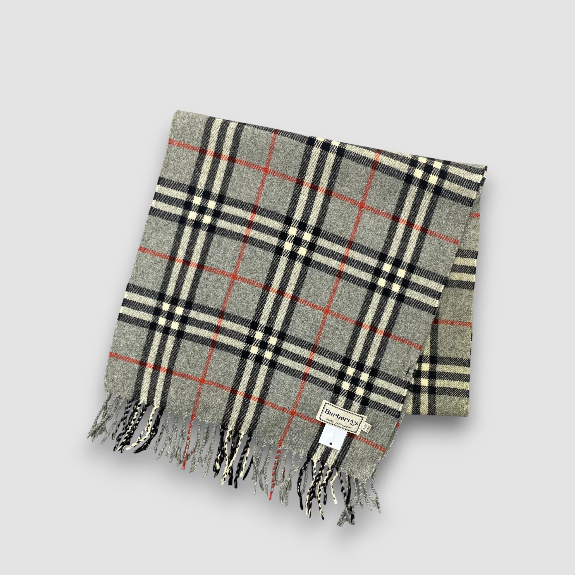 Burberry Vintage Burberry Scarf Muffler Check Winter Scarves Size ONE SIZE - 3 Thumbnail