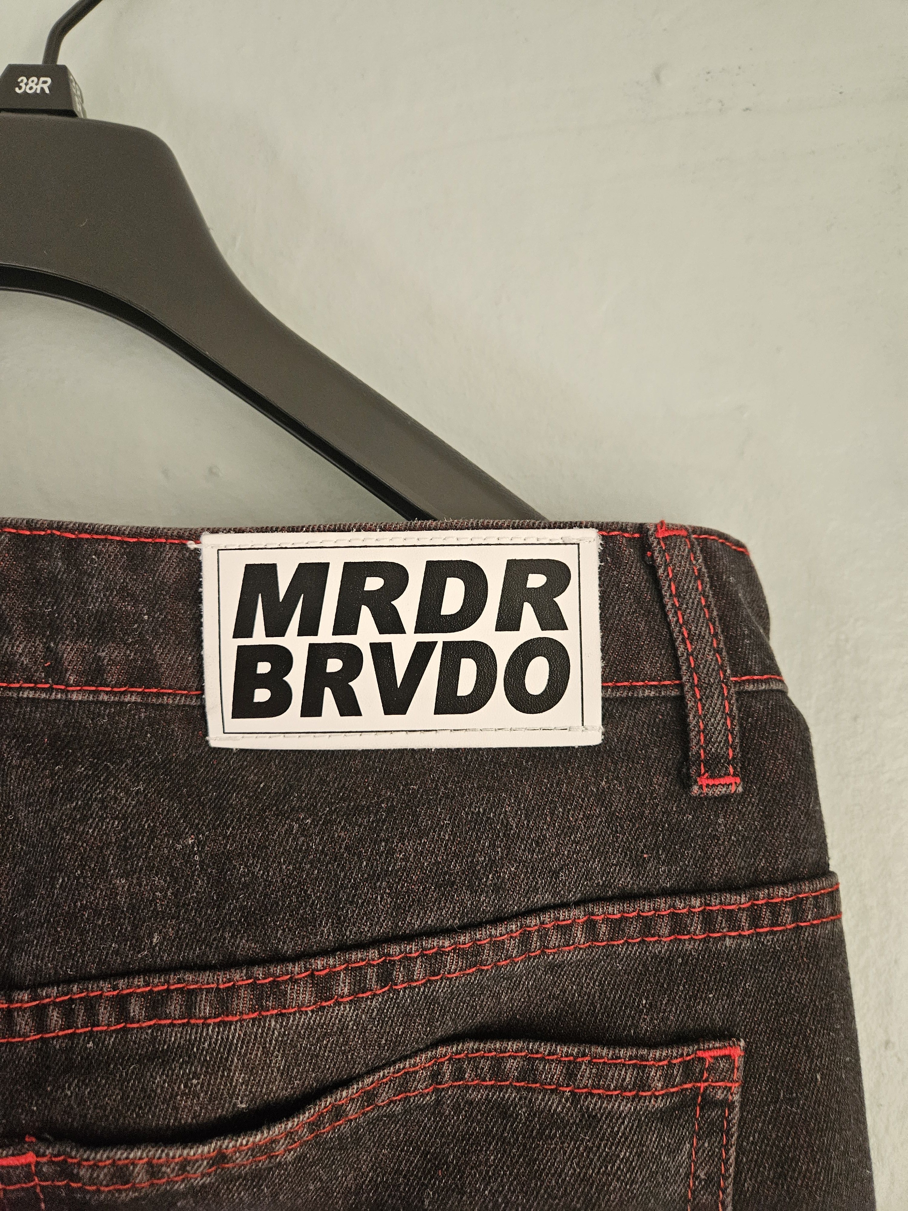 Who Decides War Who Decides War Mrdr Brvdo Crimson Fusion Denim Jeans Size US 30 / EU 46 - 7 Thumbnail