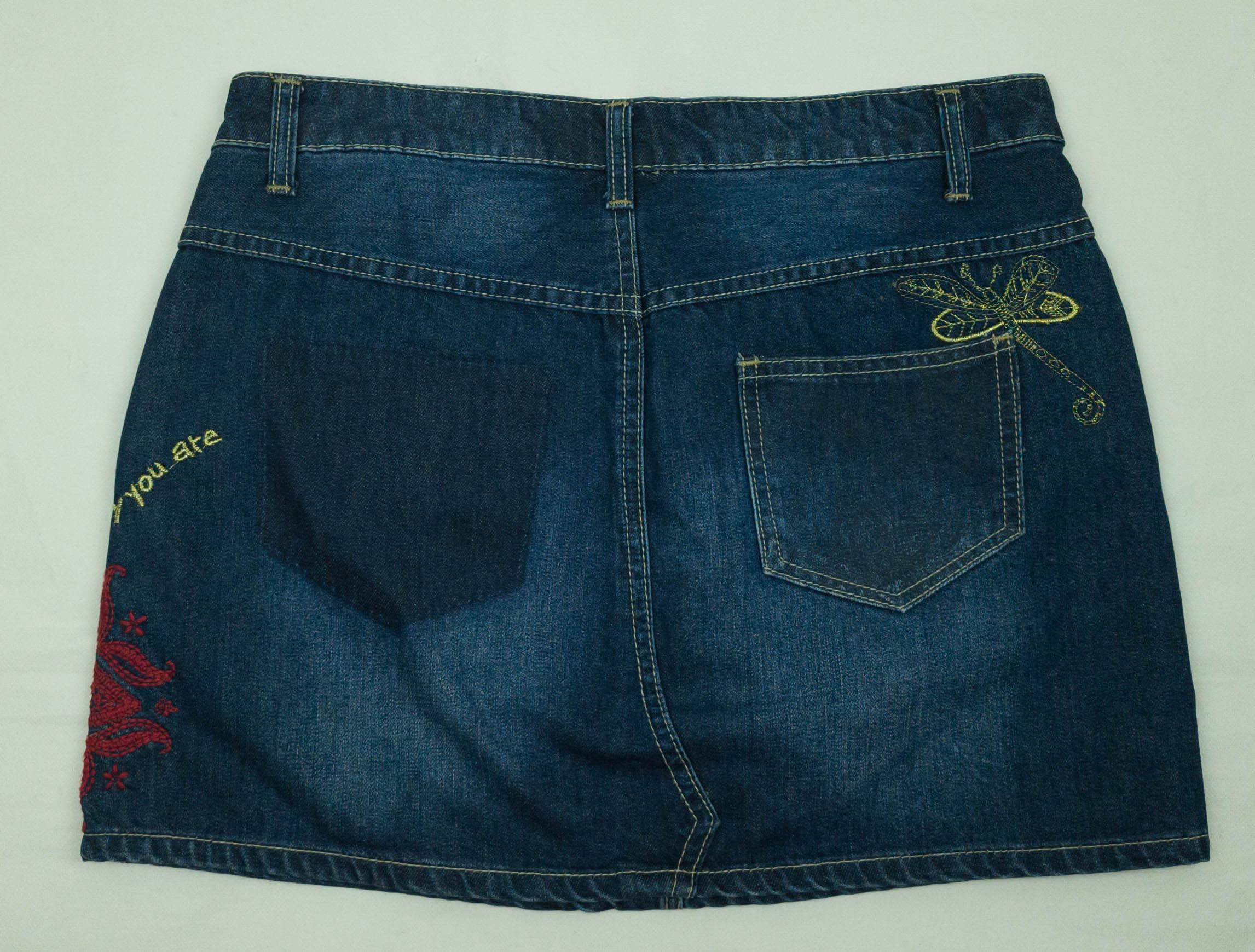 Desigual Desigual womens skirt denim cotton size 40 Size 27" / US 4 / IT 40 - 3 Thumbnail