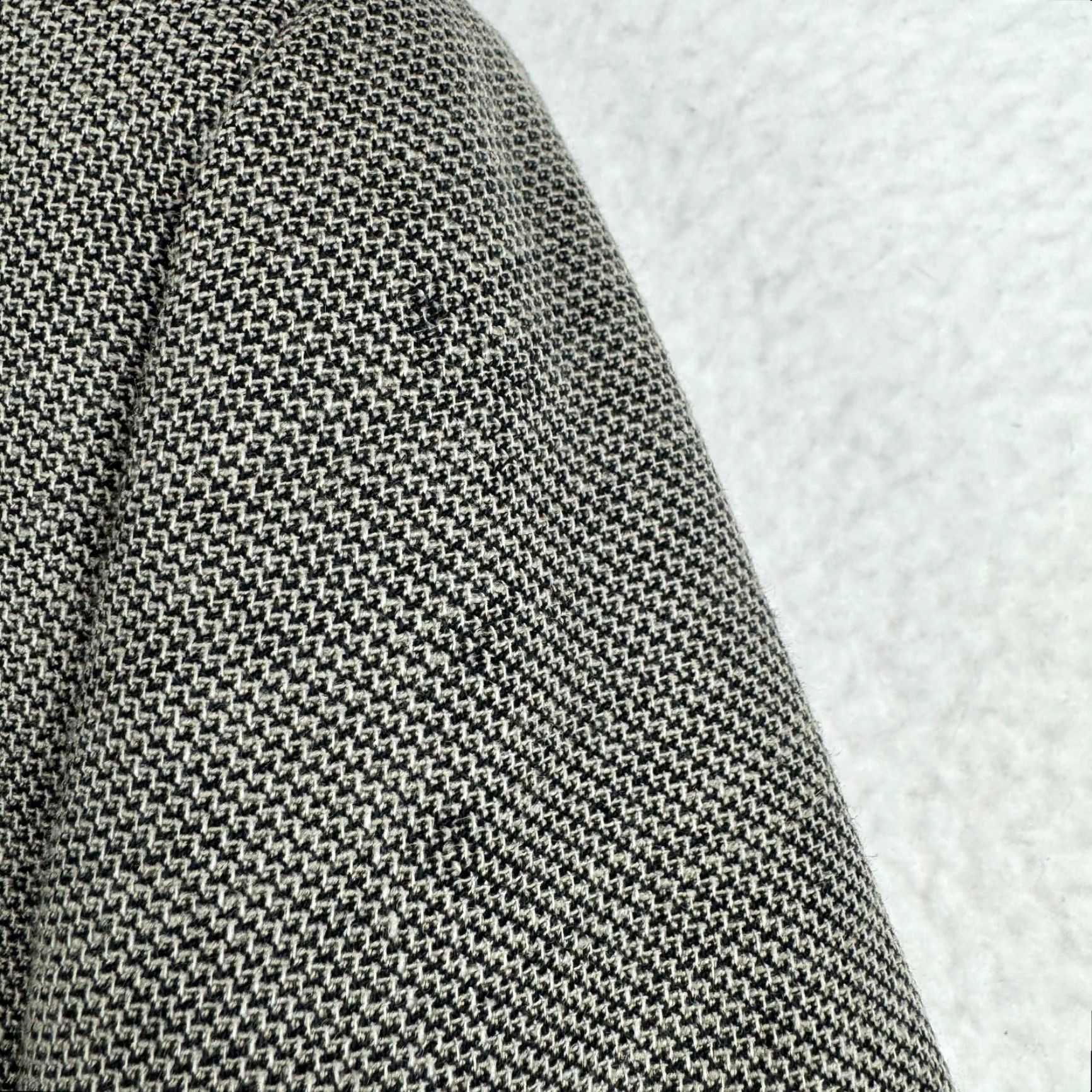 Yves Saint Laurent VINTAGE Yves Saint Laurent YSL Mens Blazer 2 Piece Wool Gray 46 90s Notch Lapel Suit Jacket Coat Regular Size 46R - 6 Thumbnail