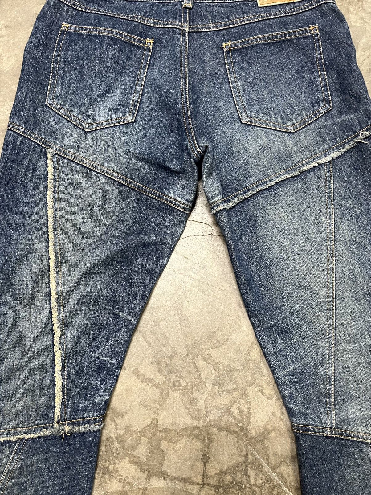Tornado Mart Flare Jeans chic chick reconstruct low rise bootcut Size US 29 - 9 Thumbnail