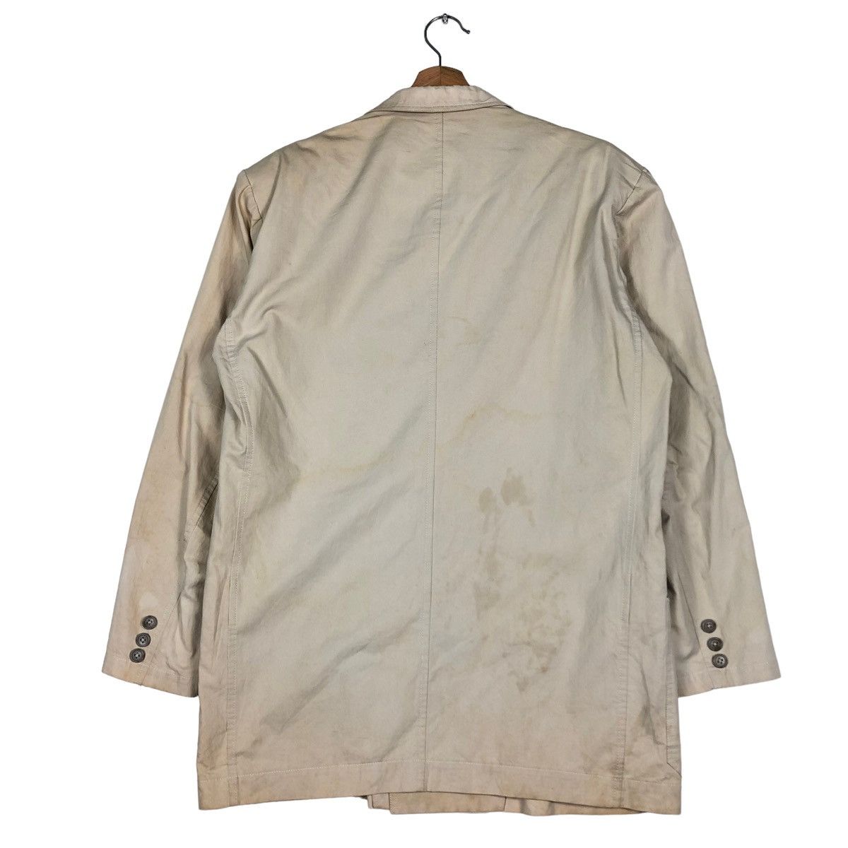 Yohji Yamamoto 🔥VINTAGE Y’S FOR MEN CHORE JACKET DOUBLE BREAST Size US S / EU 44-46 / 1 - 8 Thumbnail