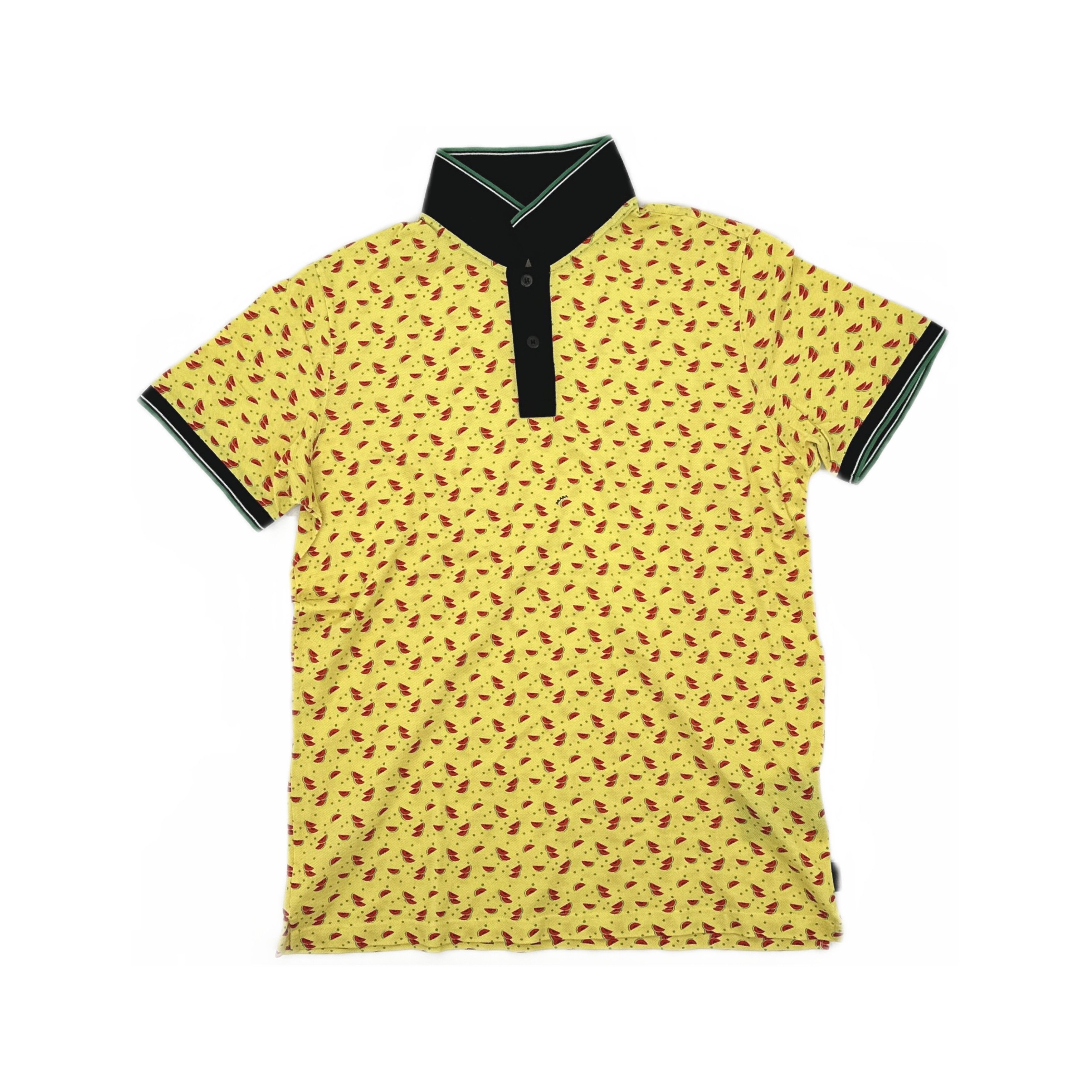 Prada Prada Watermelon Print Polo Size L Size US L / EU 52-54 / 3 - 1 Thumbnail