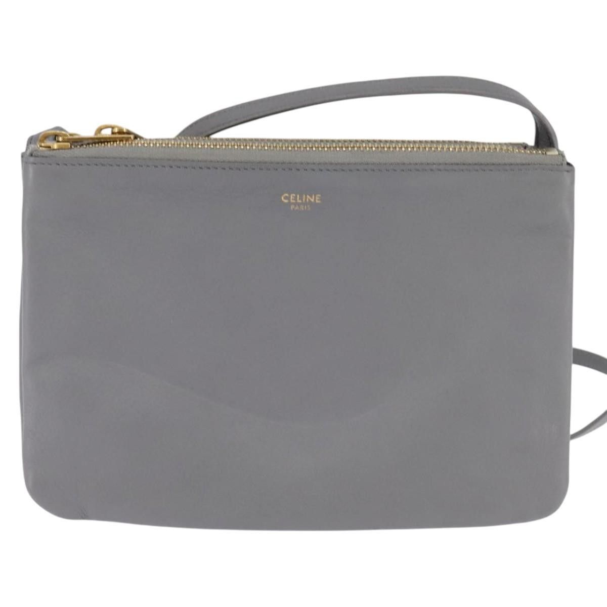 Celine Celine Trio Crossbody Bag Leather Size ONE SIZE - 1 Thumbnail