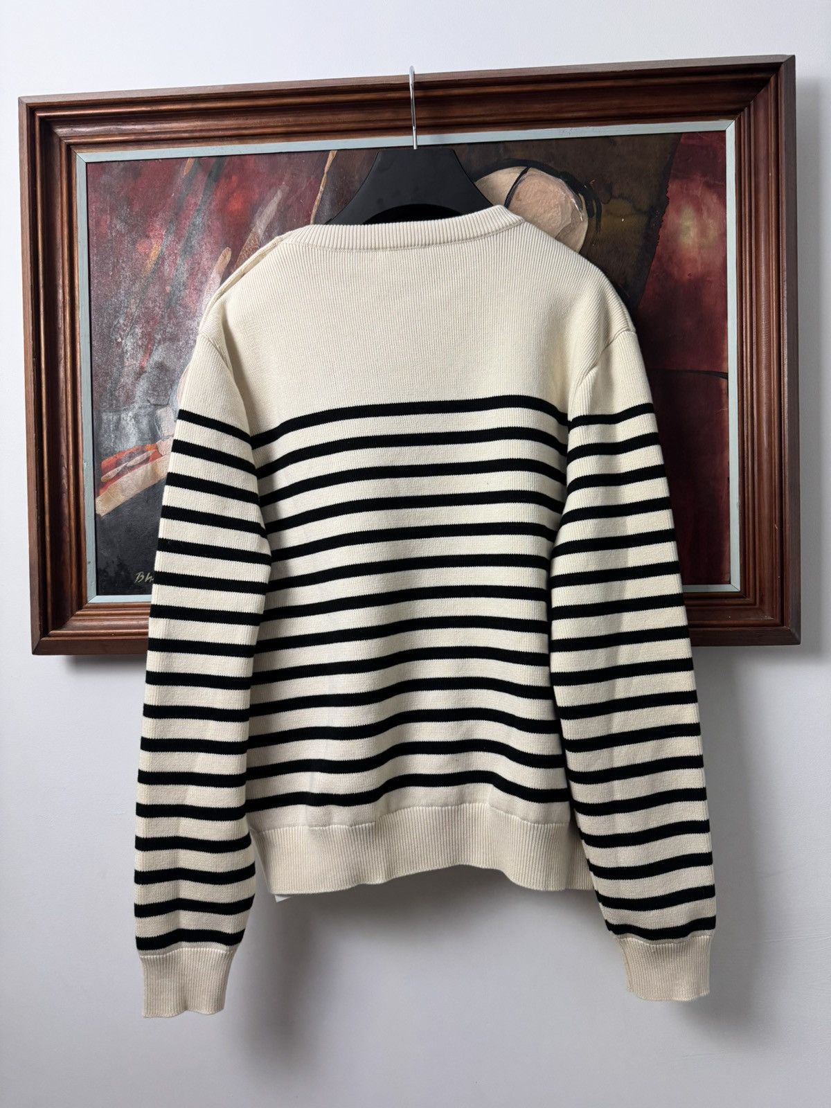 Celine × Hedi Slimane Celine Stripes Hedi Slimane Sweater Designer Luxury High End Size US M / EU 48-50 / 2 - 3 Thumbnail