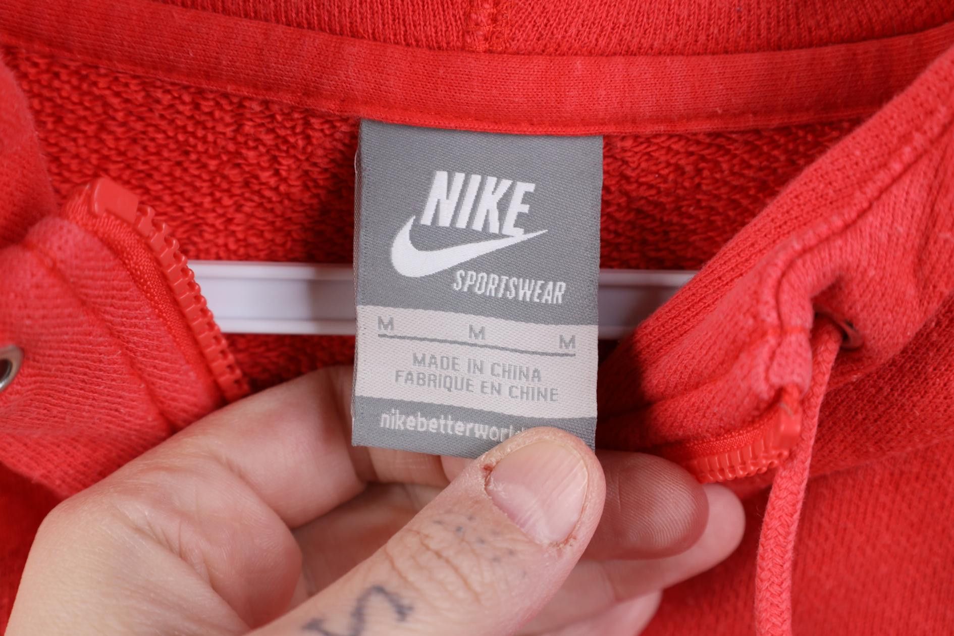 Nike Vintage Y2K Nike Spell Out Full Zip Hoodie Sweatshirt Size M / US 6-8 / IT 42-44 - 7 Thumbnail