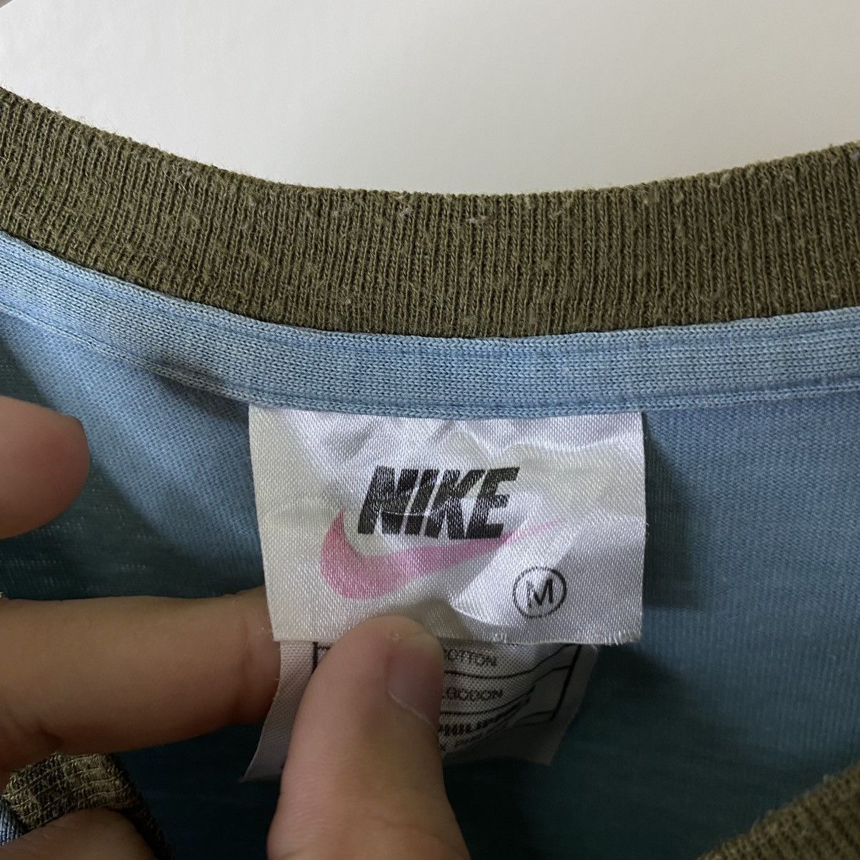 Nike Vintage 90s Nike Embroidery Centre Swoosh LS T Shirt Size US S / EU 44-46 / 1 - 4 Thumbnail