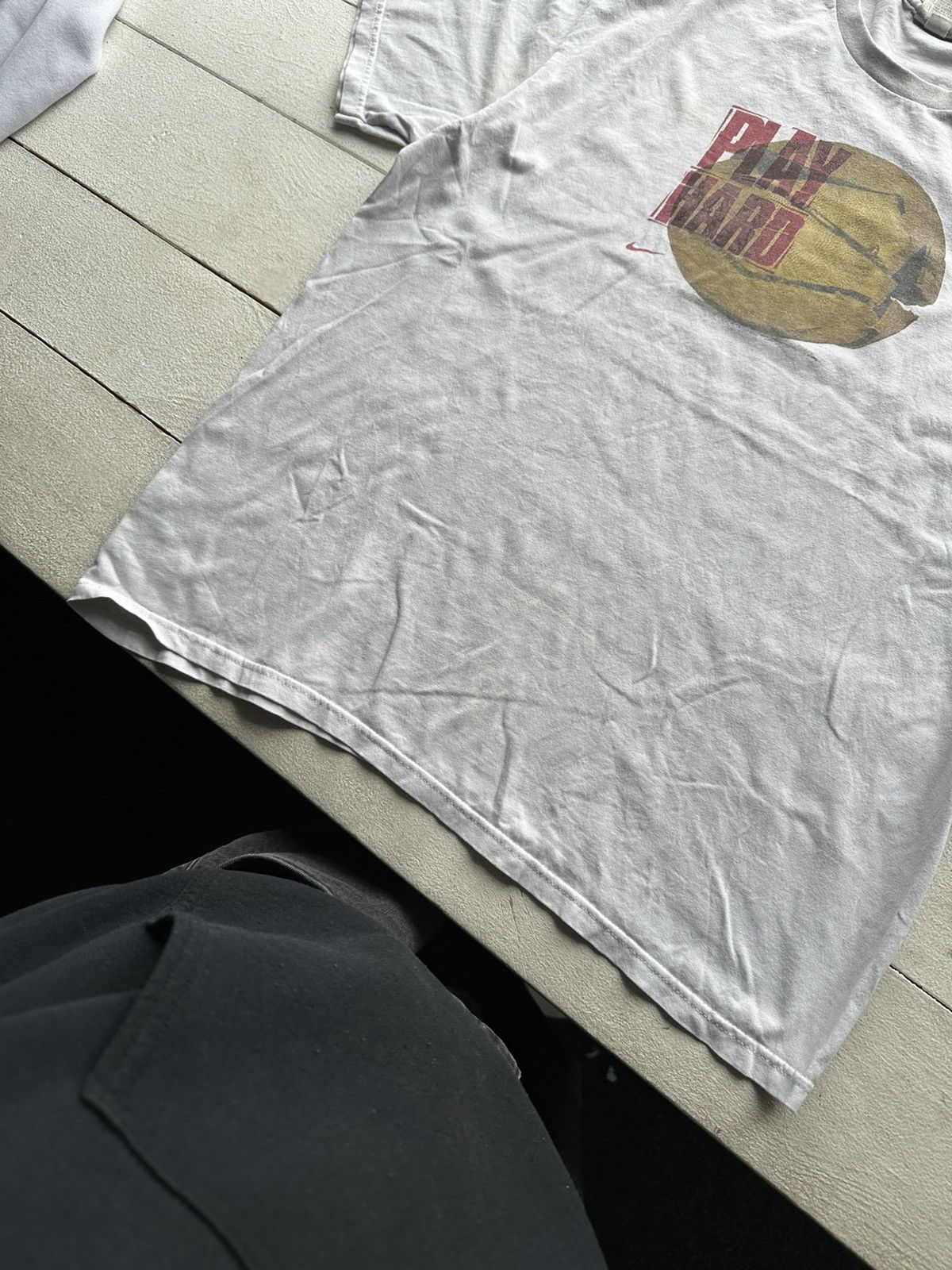 Nike × Vintage 🚨Vintage 90's Nike Play hard basketball Boxy T-shirt M Size US M / EU 48-50 / 2 - 7 Thumbnail