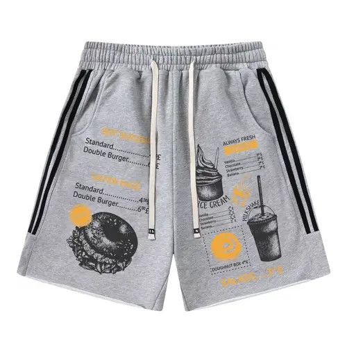 VIBE Vintage High Street Hip Hop Loose Fit Denim Shorts Size US 31 - 3 Thumbnail