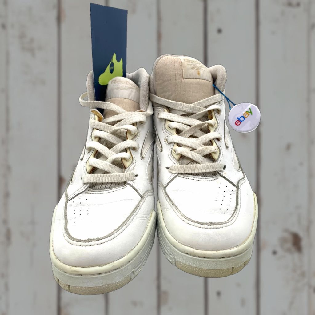 Reebok Reebok Classic Mens Basketball Athletic Sneakers White 9.5 Thailand Leather Rubber 90s Classic Sports Shoes Size US 10 / EU 43 - 1 Thumbnail