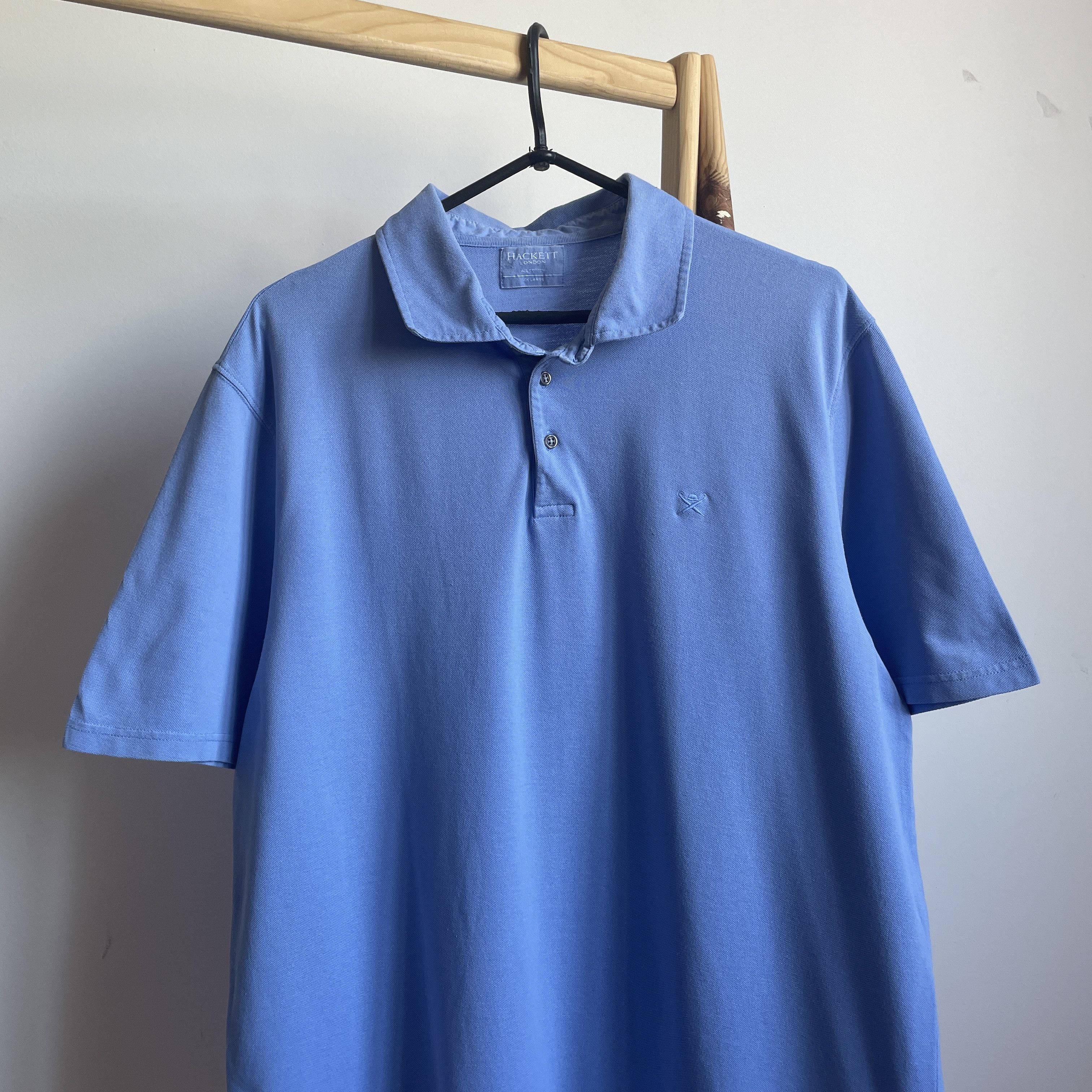 Hackett Hackett Garment Dyed Polo T-Shirt Size XL Size US XL / EU 56 / 4 - 3 Thumbnail