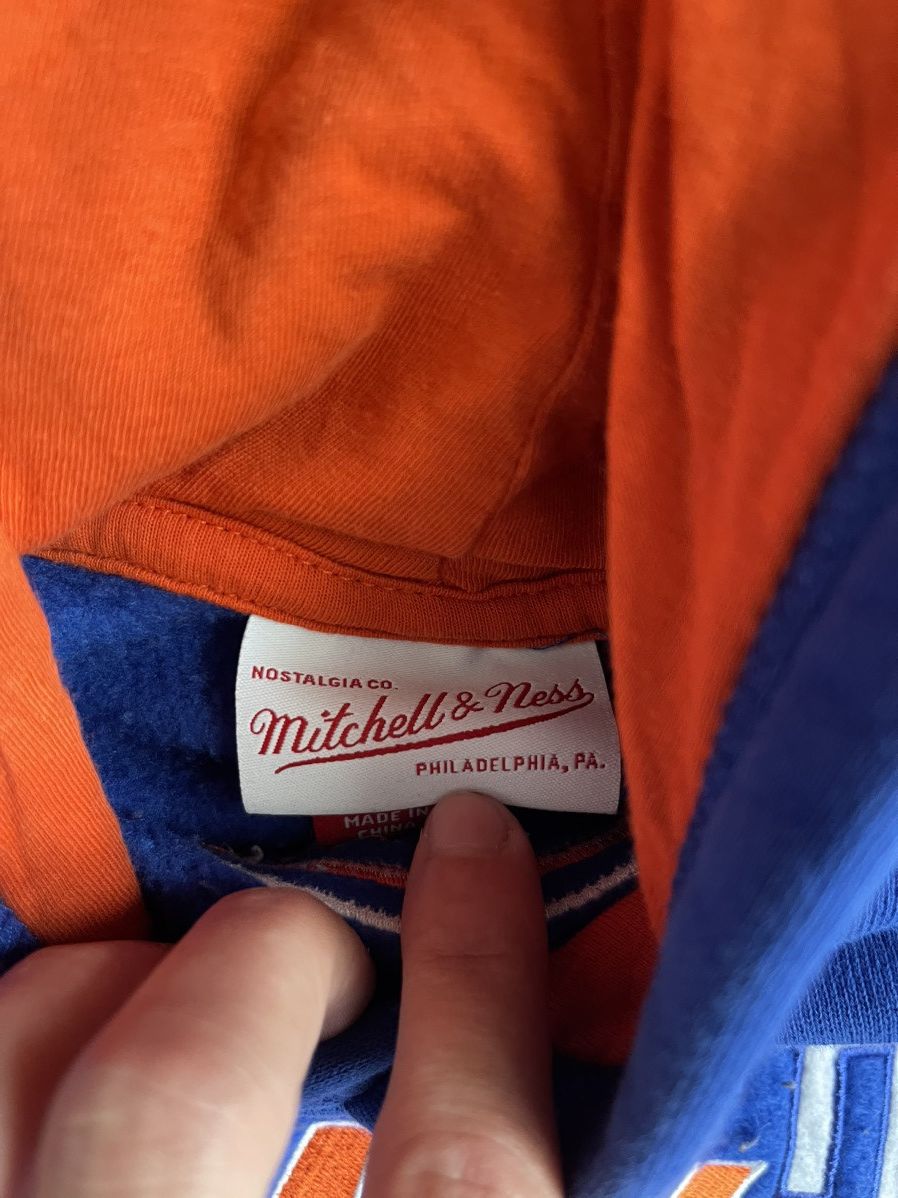 Mitchell & Ness × Vintage VINTAGE Y2K MITCHELL & NESS HEAVYWEIGHT HOODIE Size US XL / EU 56 / 4 - 6 Thumbnail